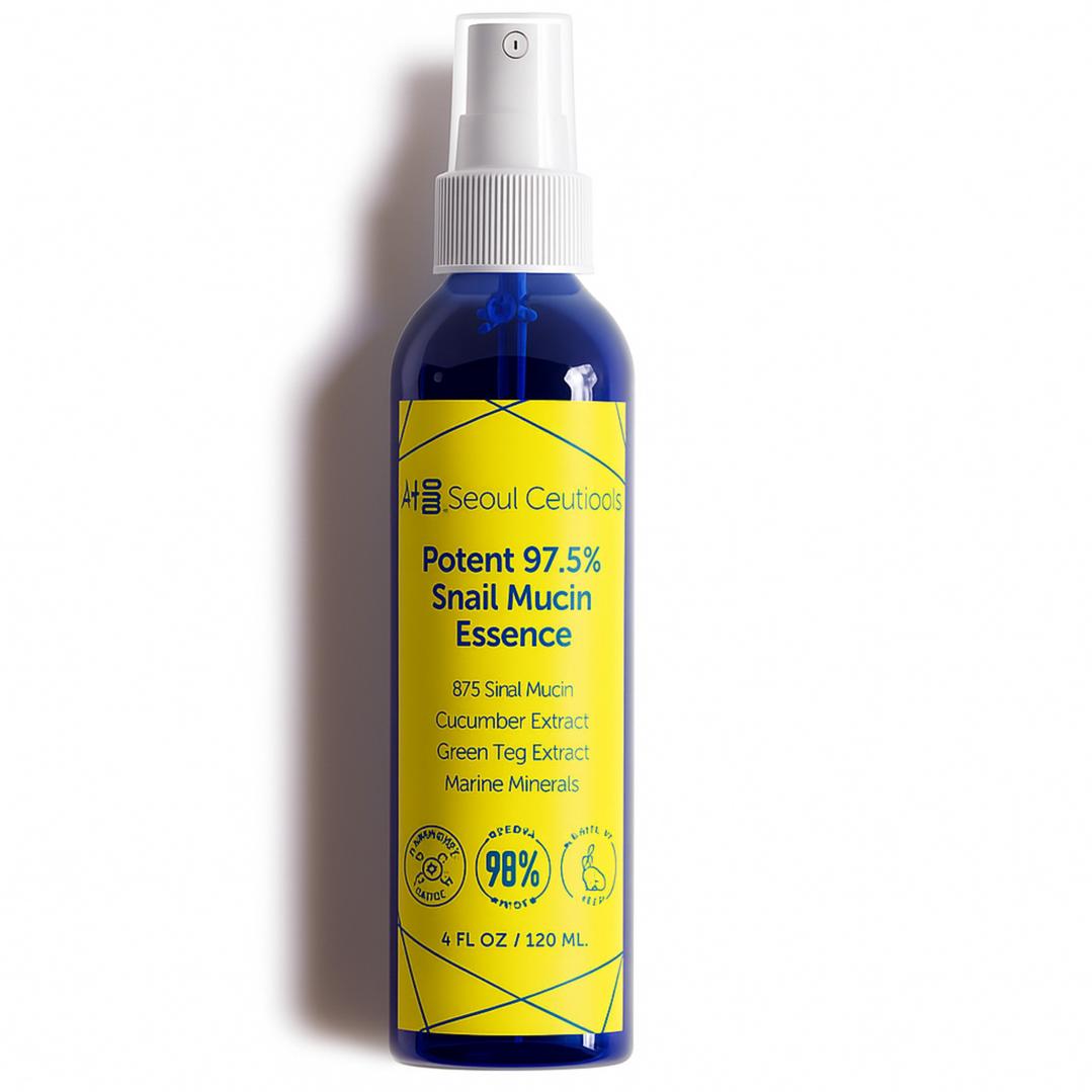 Seoul Ceuticals Korean Skin Care Potent 97.5% Snail Mucin Essence