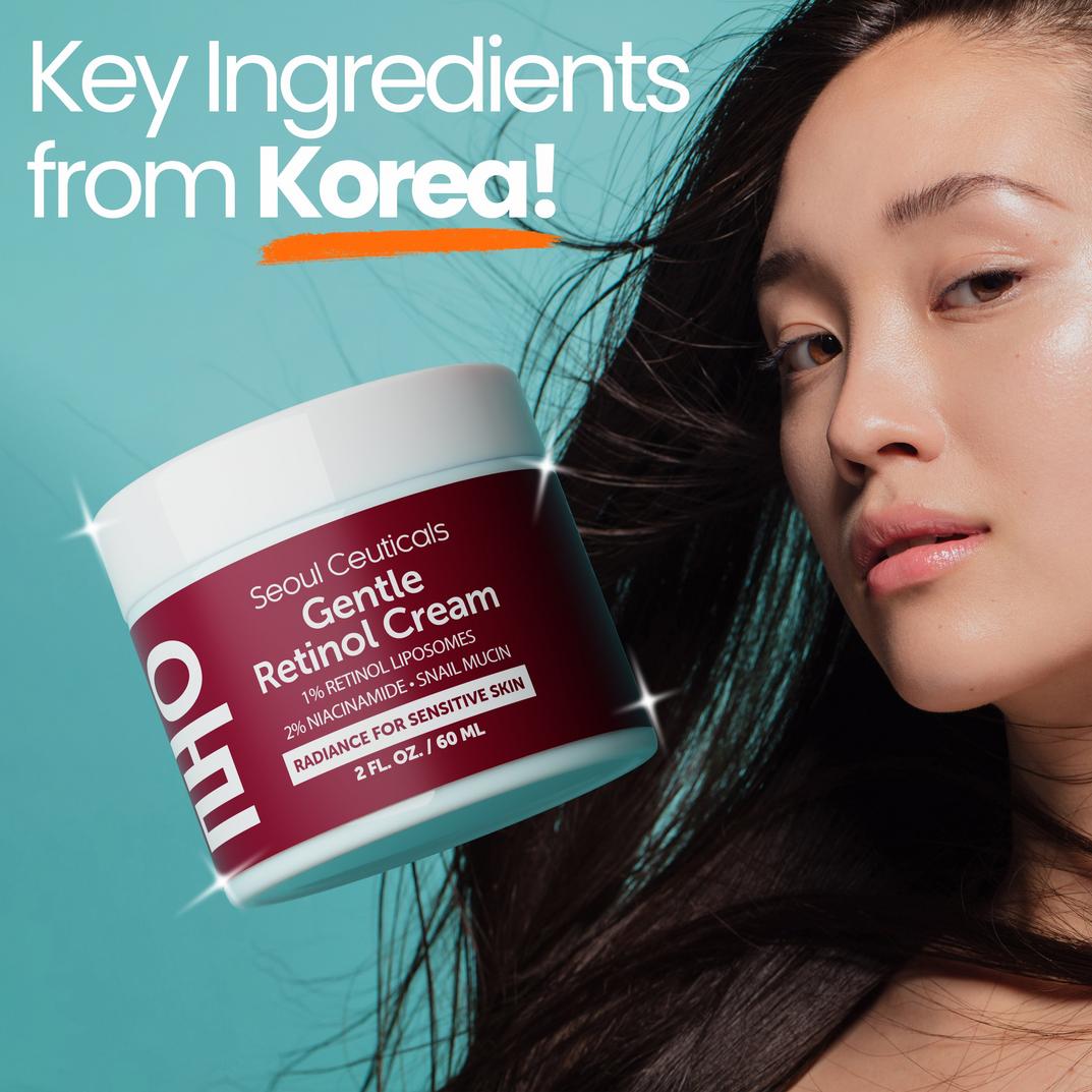 Seoul Ceuticals Korean Skin Care Gentle Retinol Cream