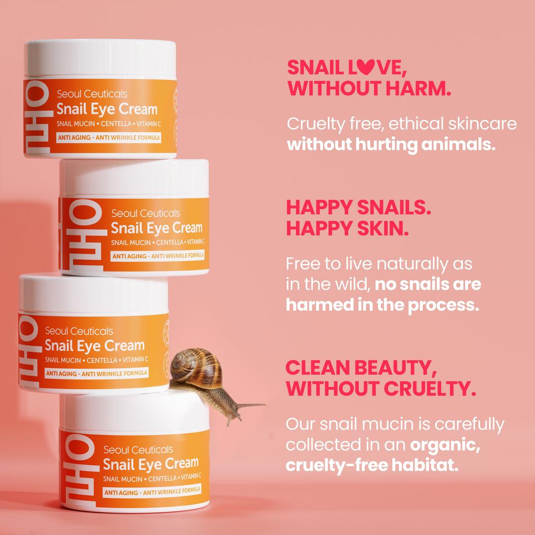Seoul Ceuticals Korean Skin Care Snail Eye Cream