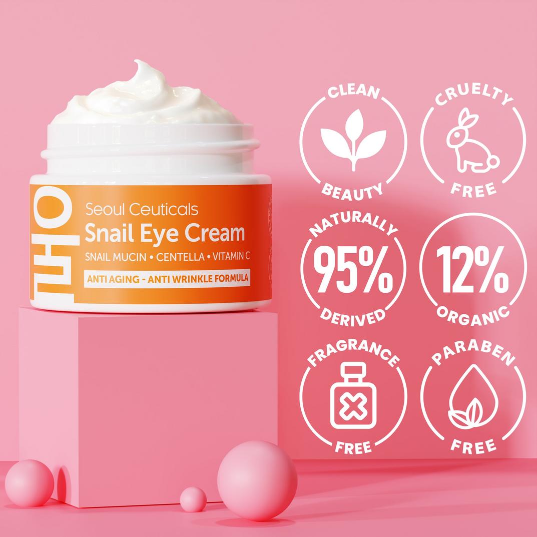Seoul Ceuticals Korean Skin Care Snail Eye Cream