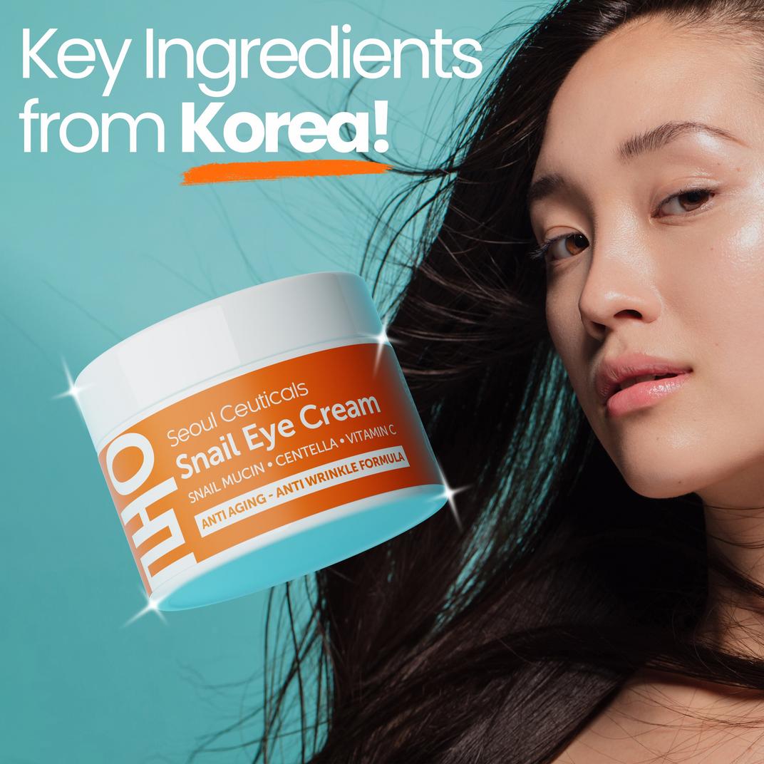 Seoul Ceuticals Korean Skin Care Snail Eye Cream