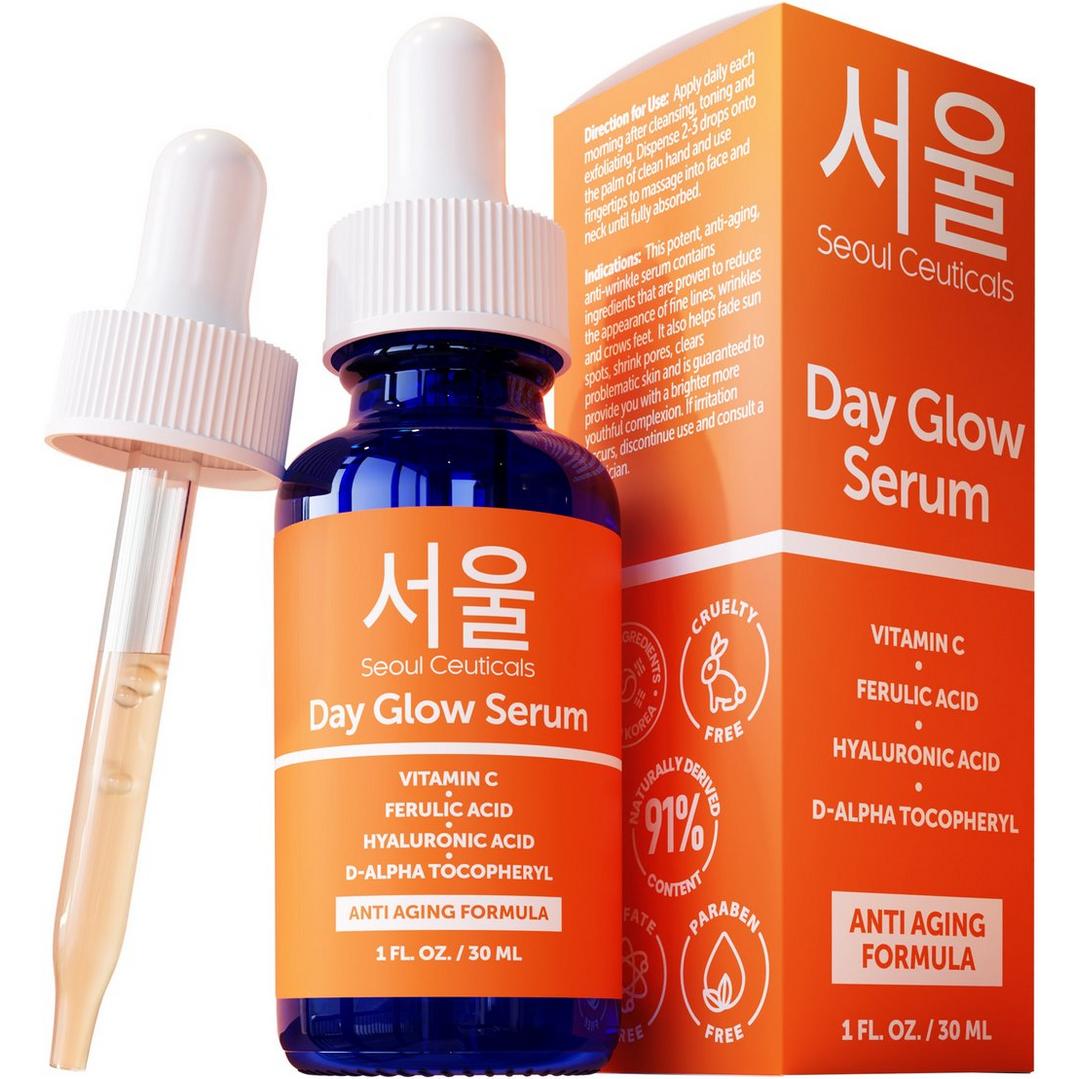 Seoul Ceuticals Korean Skin Care Vitamin C Serum Day Glow Serum