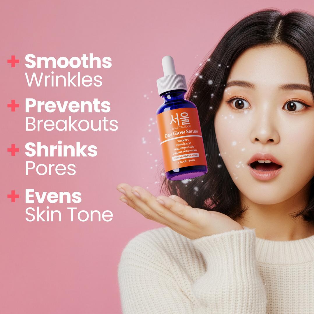 Seoul Ceuticals Korean Skin Care Vitamin C Serum Day Glow Serum