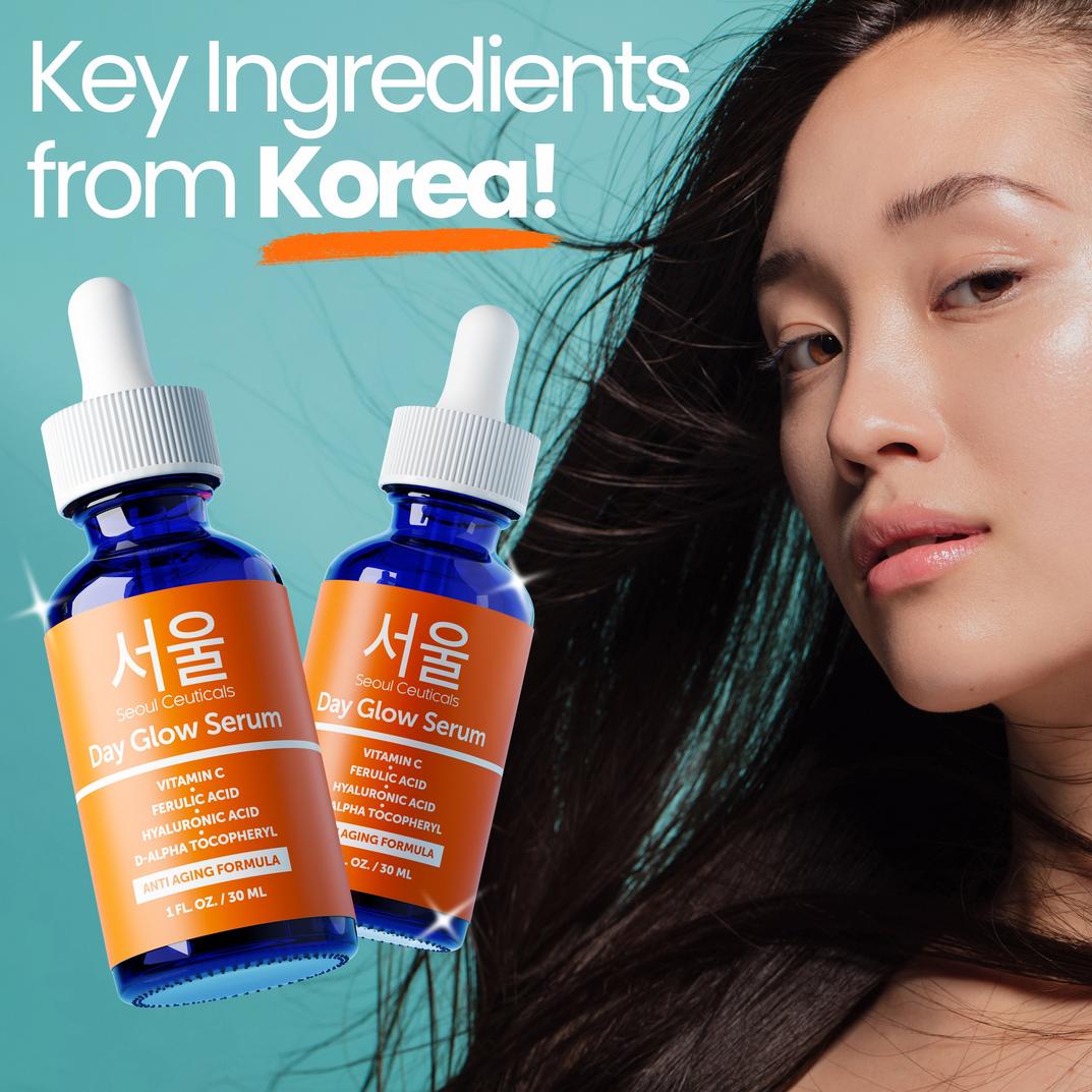 Seoul Ceuticals Korean Skin Care Vitamin C Serum Day Glow Serum