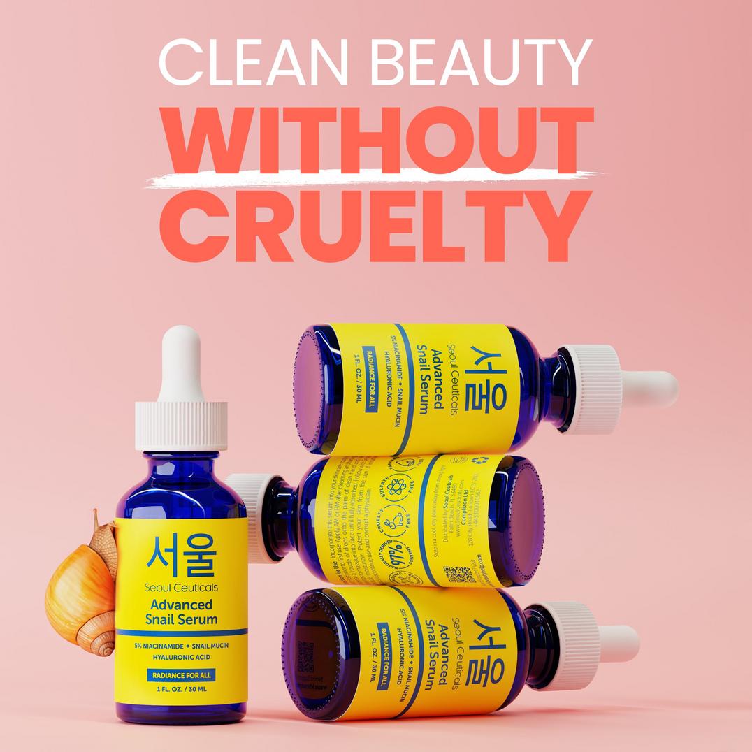 Seoul Ceuticals Korean Skin Care Niacinamide Advanced Snail Serum