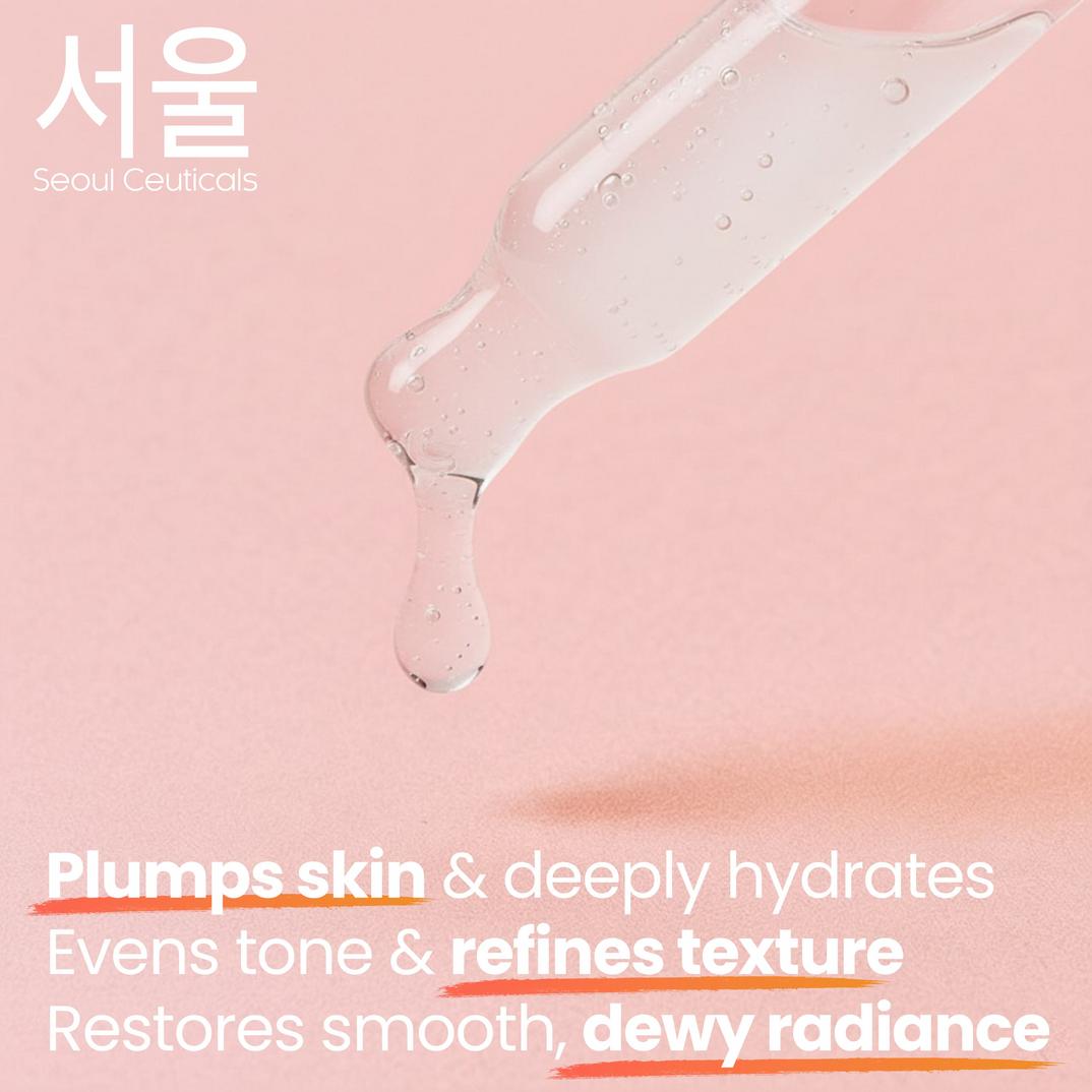 Seoul Ceuticals Korean Skin Care Niacinamide Advanced Snail Serum