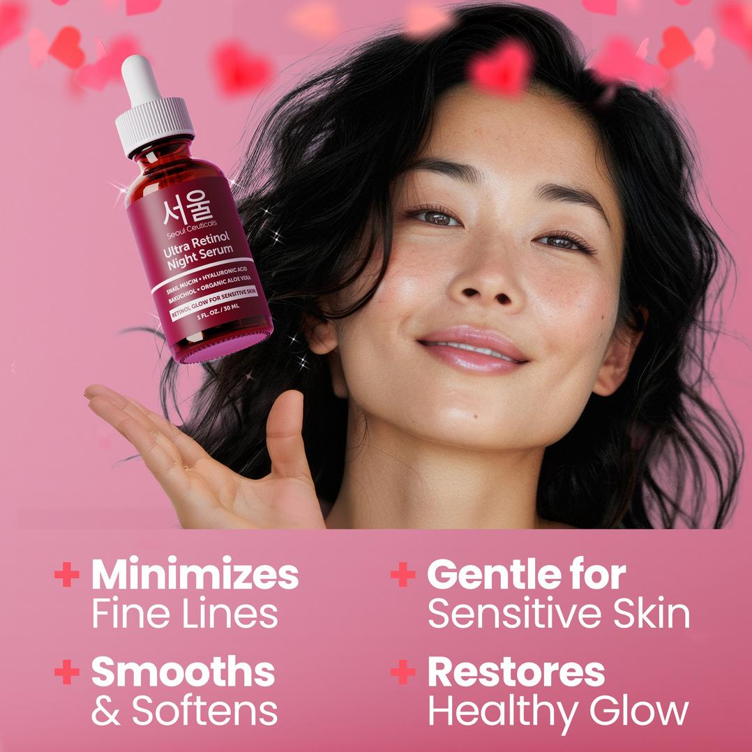 Seoul Ceuticals Korean Skin Care Ultra Retinol Night Serum