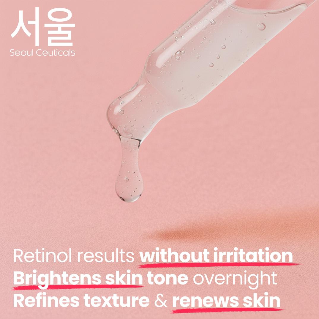 Seoul Ceuticals Korean Skin Care Ultra Retinol Night Serum