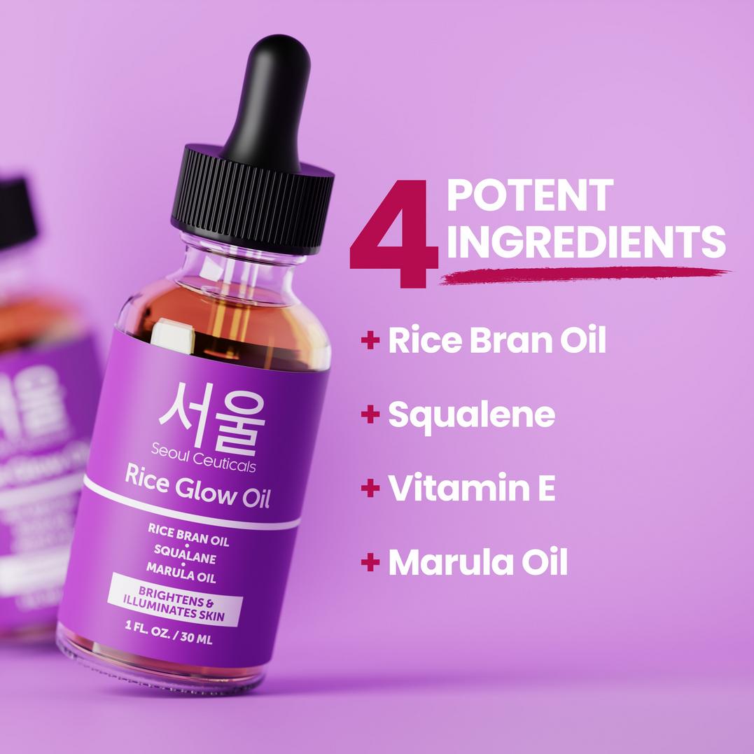 Seoul Ceuticals Korean Skin Care Rice Glow Oil
