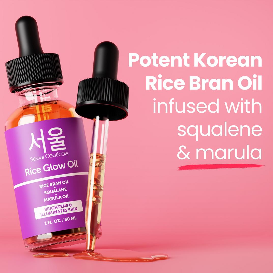 Seoul Ceuticals Korean Skin Care Rice Glow Oil