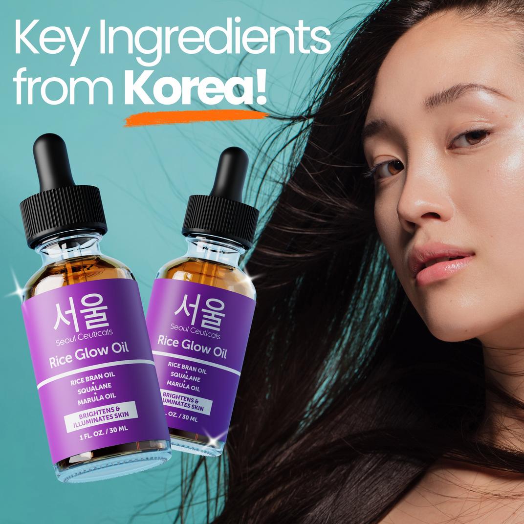 Seoul Ceuticals Korean Skin Care Rice Glow Oil