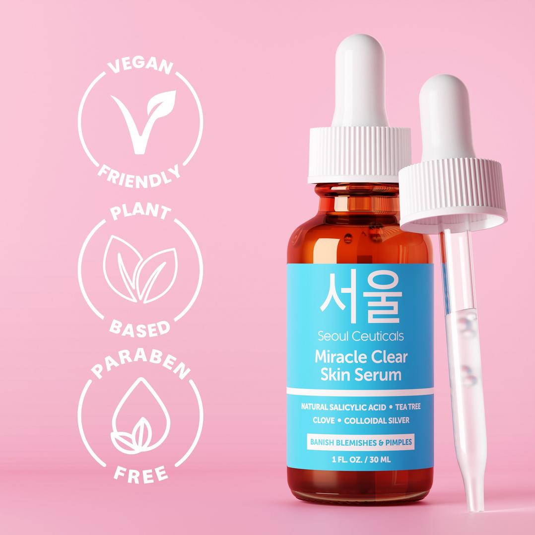 Seoul Ceuticals Korean Skin Care Miracle Clear Skin Serum