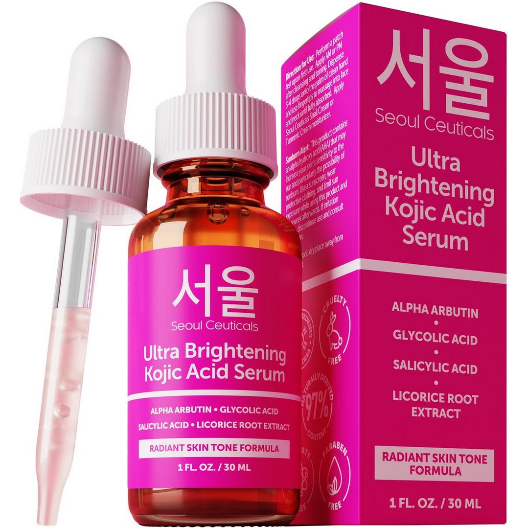 Seoul Ceuticals Korean Skin Care Ultra Brightening Kojic Acid Serum