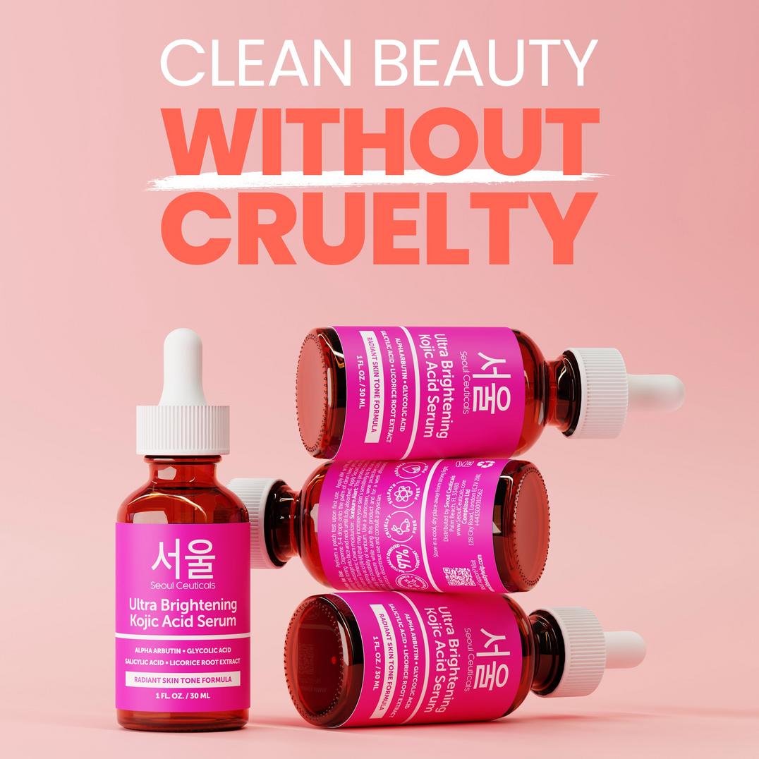 Seoul Ceuticals Korean Skin Care Ultra Brightening Kojic Acid Serum