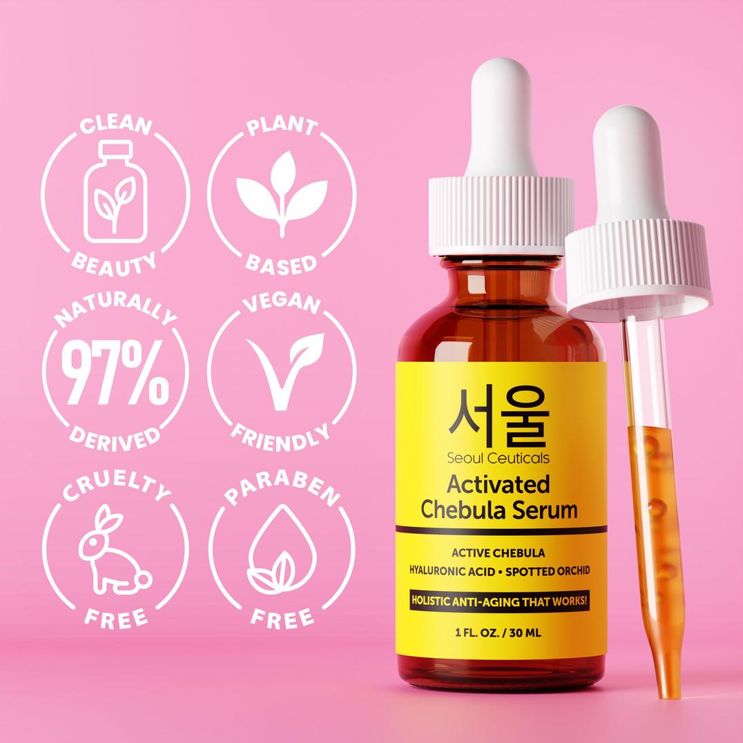 Seoul Ceuticals Korean Skin Care Activated Chebula Serum
