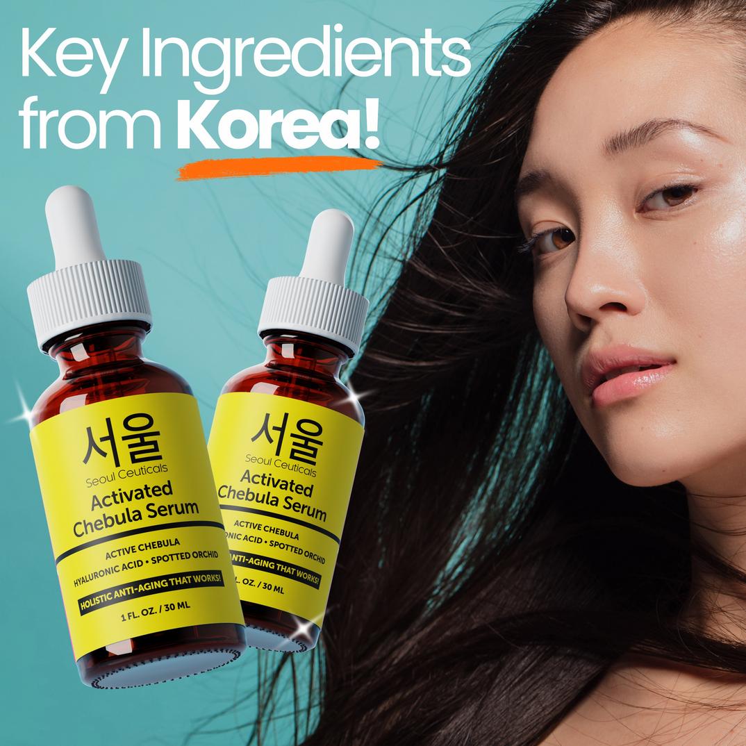 Seoul Ceuticals Korean Skin Care Activated Chebula Serum