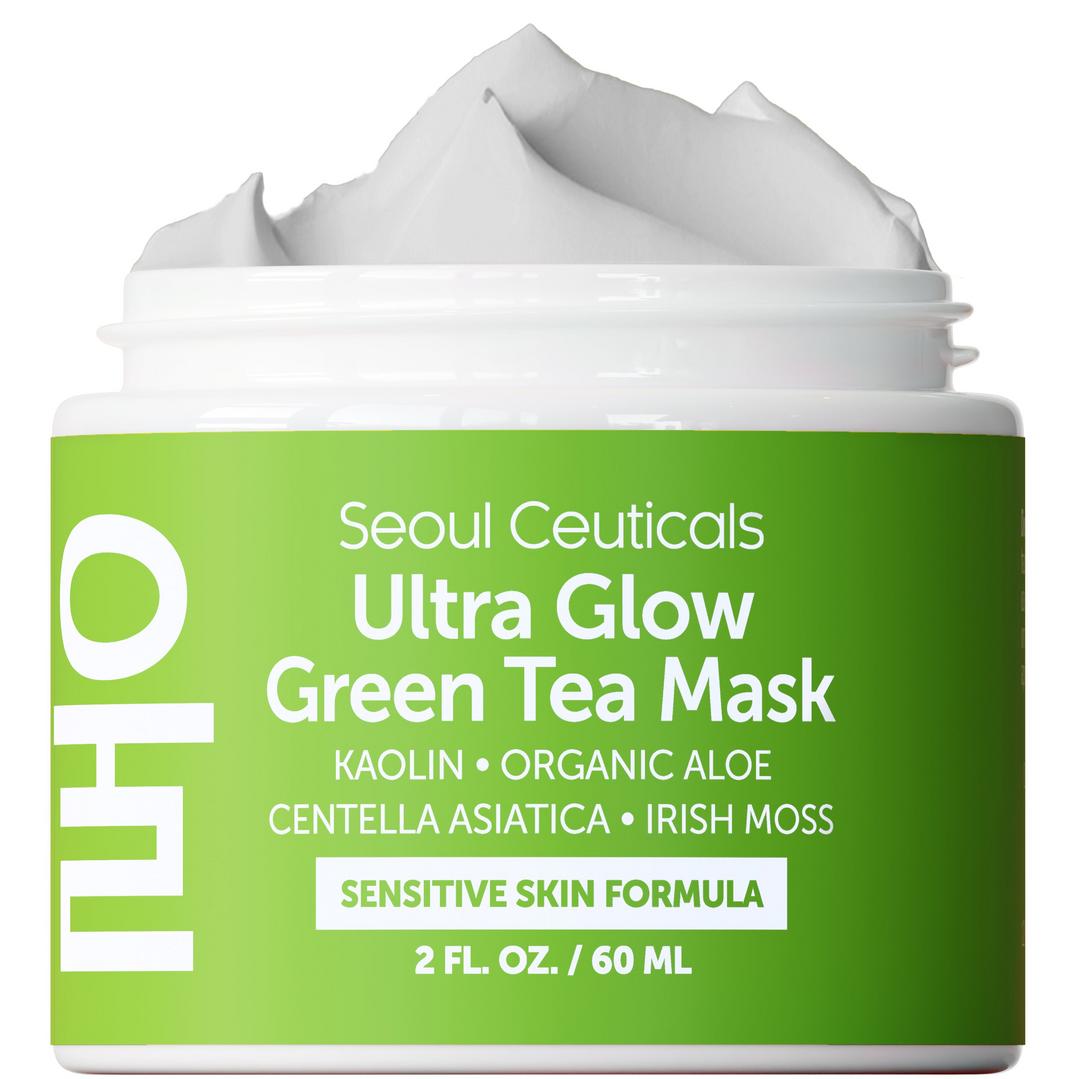 Seoul Ceuticals Korean Skin Care Ultra Glow Green Tea Mask