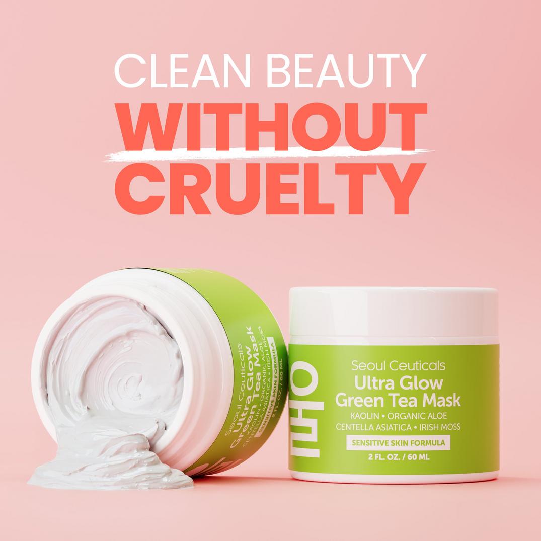 Seoul Ceuticals Korean Skin Care Ultra Glow Green Tea Mask