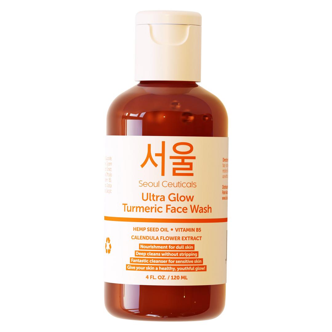 Seoul Ceuticals Korean Skin Care Ultra Glow Turmeric Face Wash