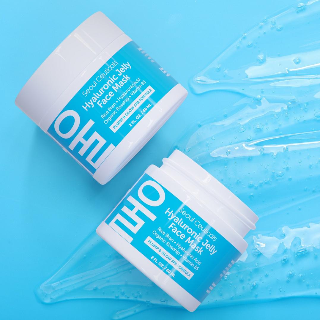 Seoul Ceuticals Korean Skin Care Hyaluronic Jelly Face Mask