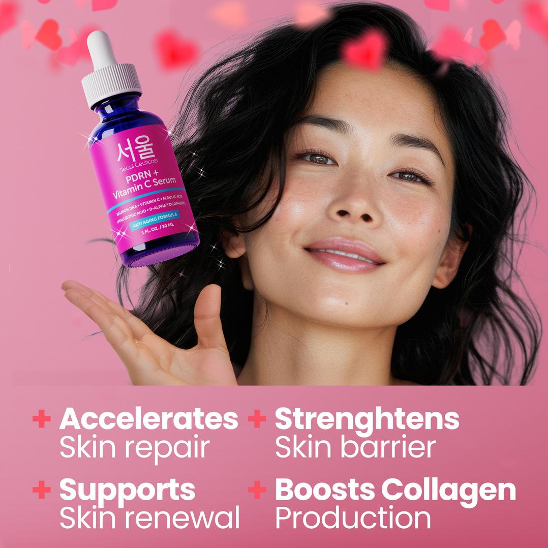 Seoul Ceuticals Korean Skin Care PDRN + Vitamin C Serum