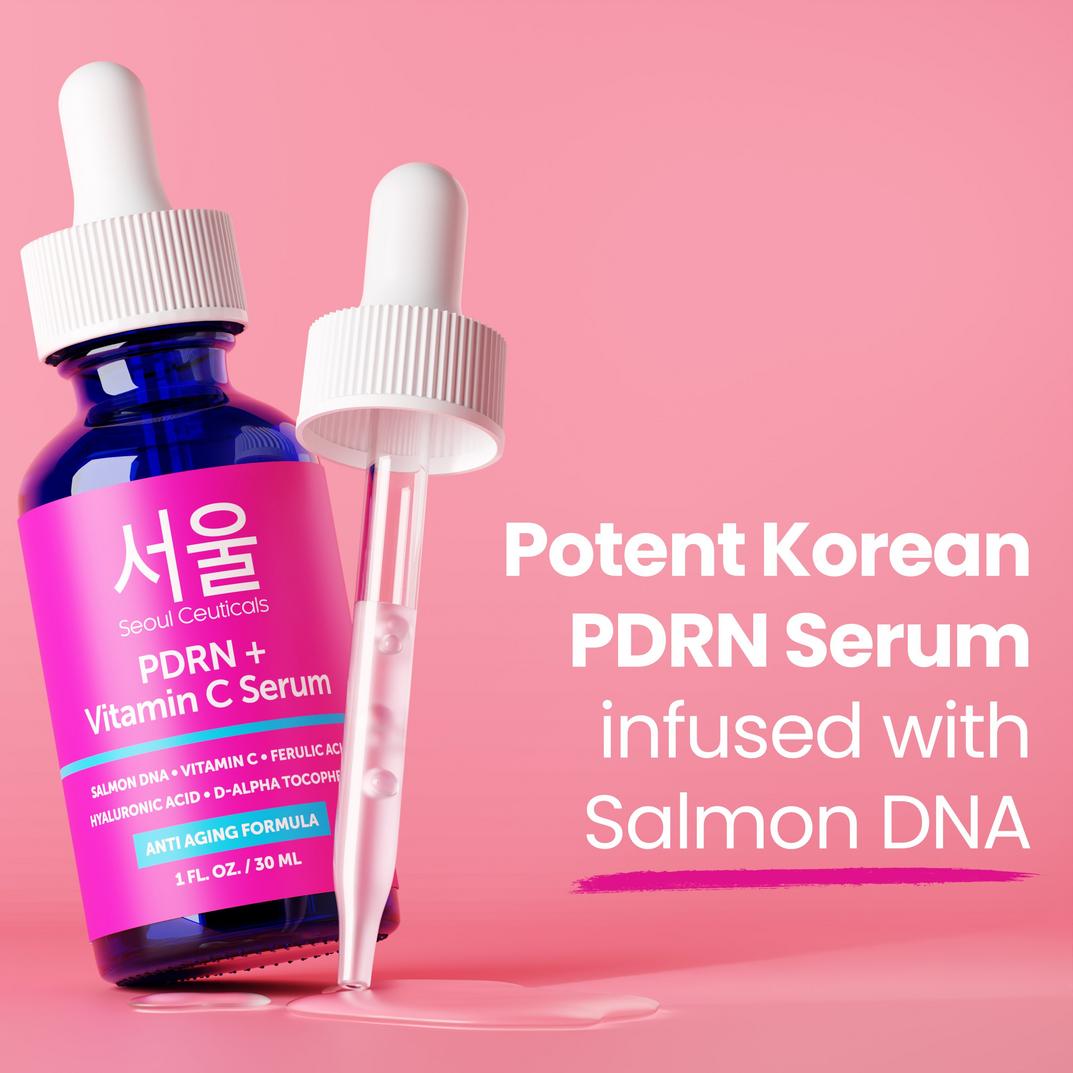 Seoul Ceuticals Korean Skin Care PDRN + Vitamin C Serum
