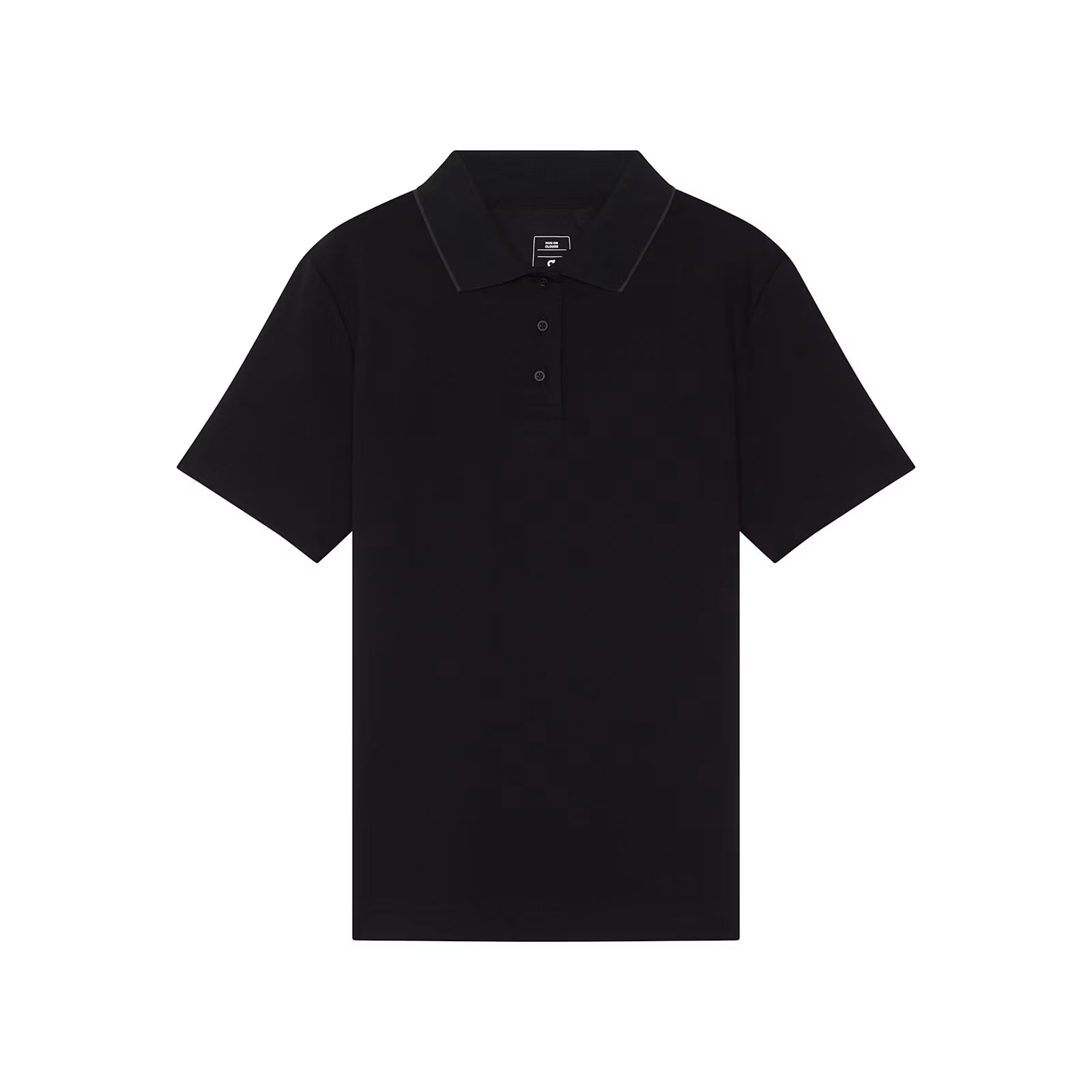 On Courtside Polo Black | Eclipse (Women'S)