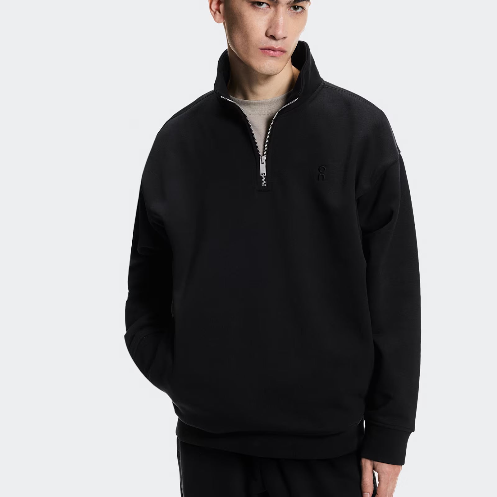 On Club Collective 1/4 Zip Black