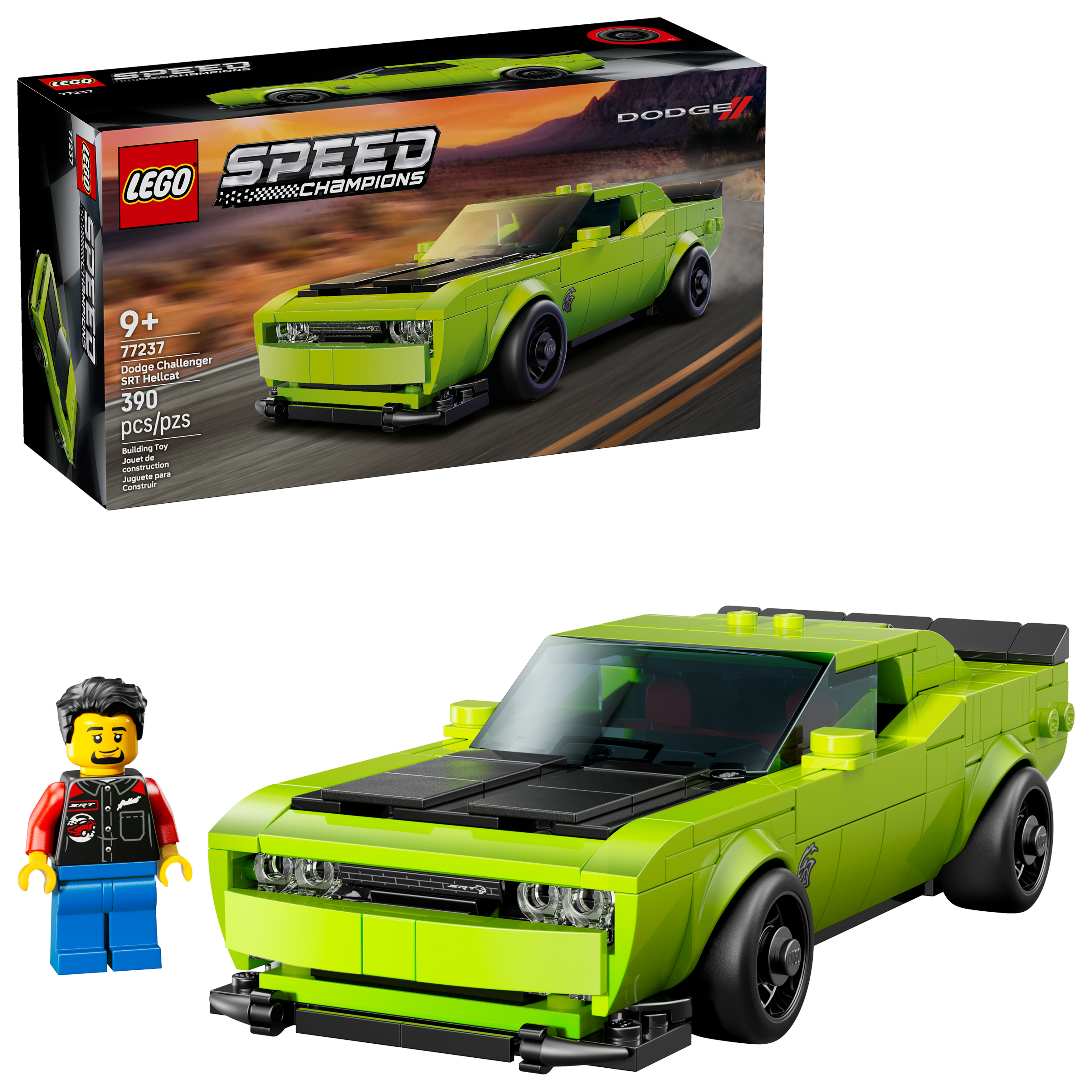 Lego Dodge Challenger SRT Hellcat Sports Car