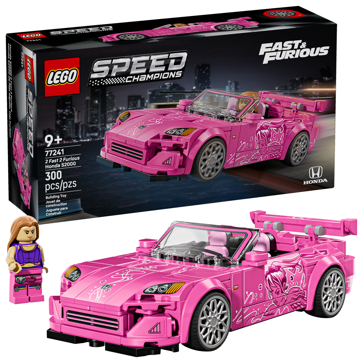 LEGO 2 Fast 2 Furious Honda S2000, front