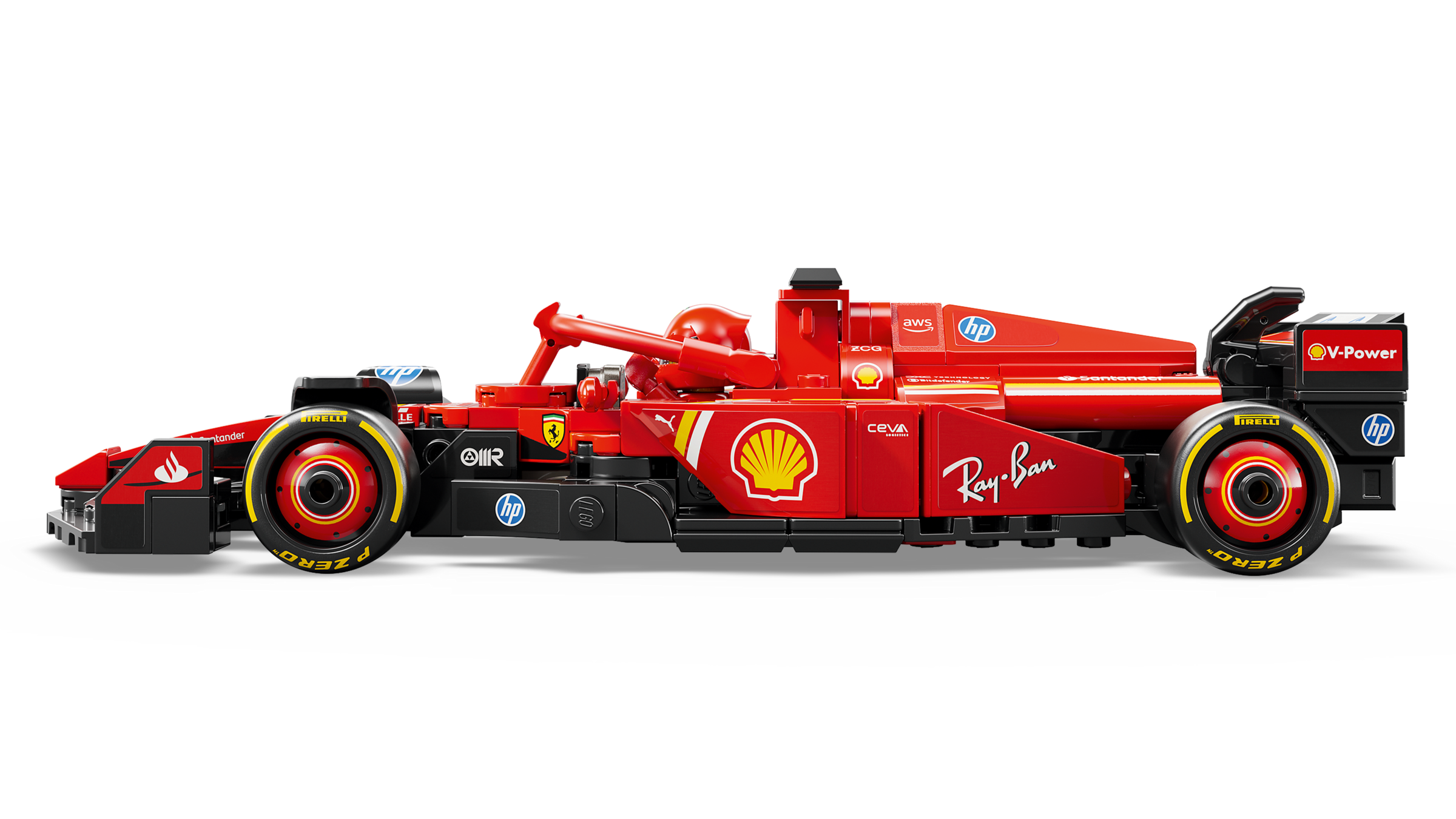 Lego Ferrari SF24 F1 Race Car