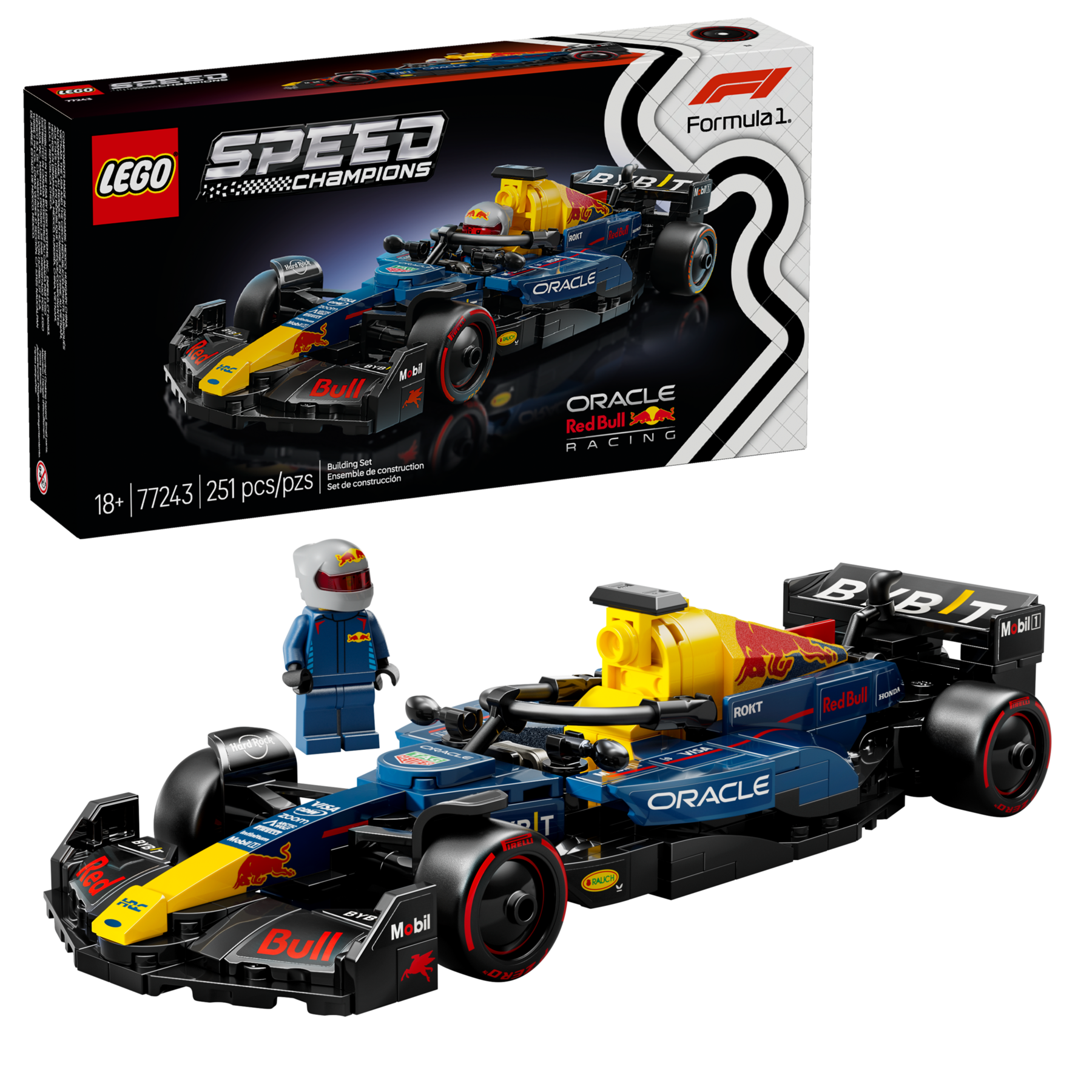 Lego Oracle Red Bull Racing RB20 F1 Race Car