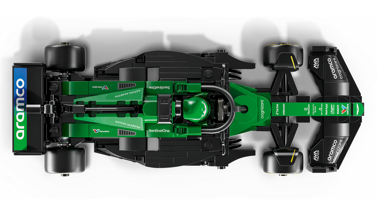 Lego Aston Martin Aramco F1 AMR24 Race Car