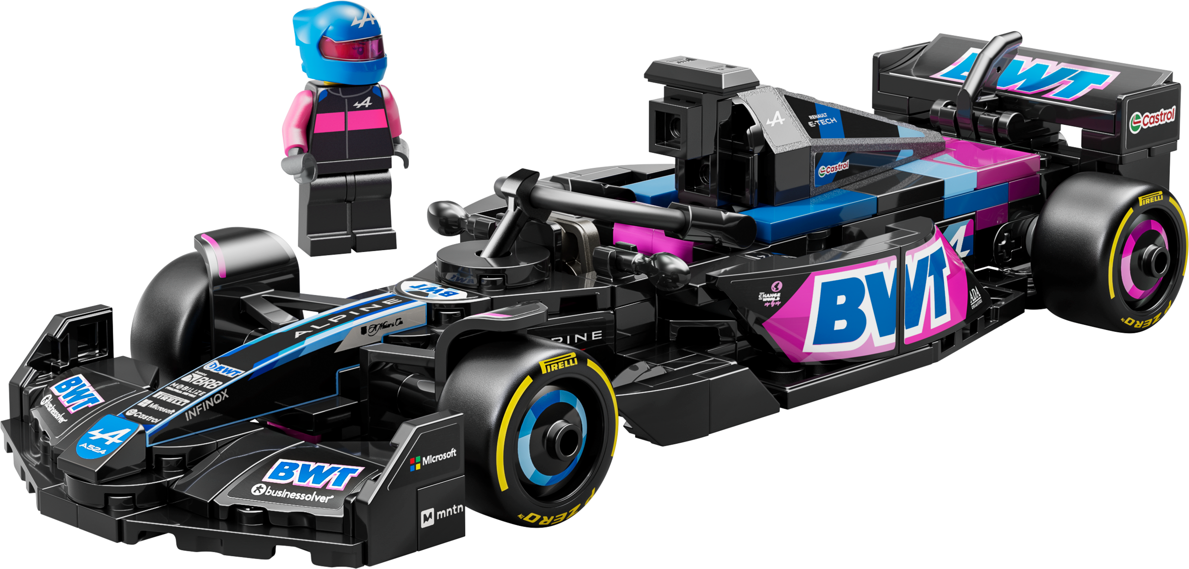 Lego BWT Alpine F1 Team A524 Race Car
