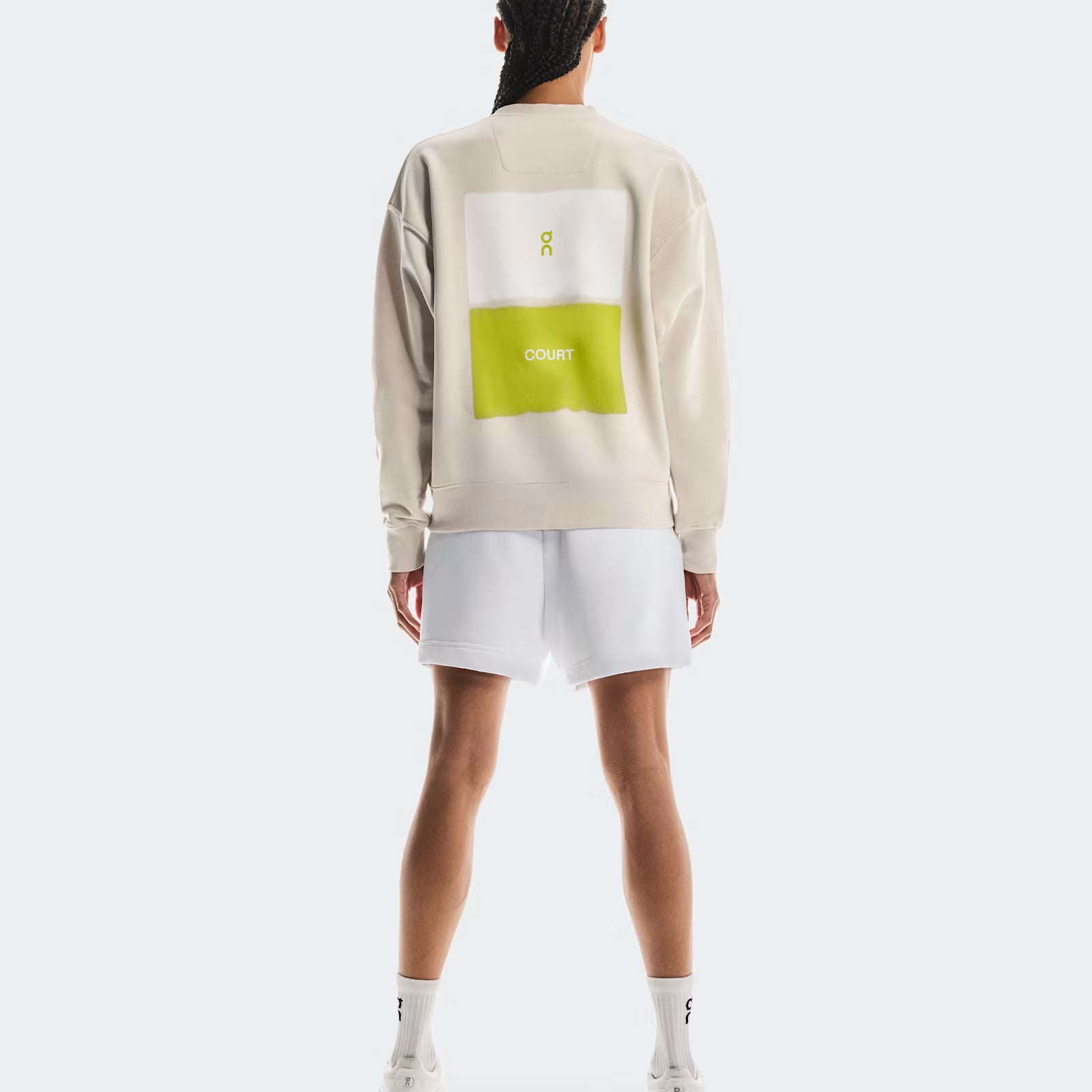 On Club Crew Graphic Silver (Women'S)