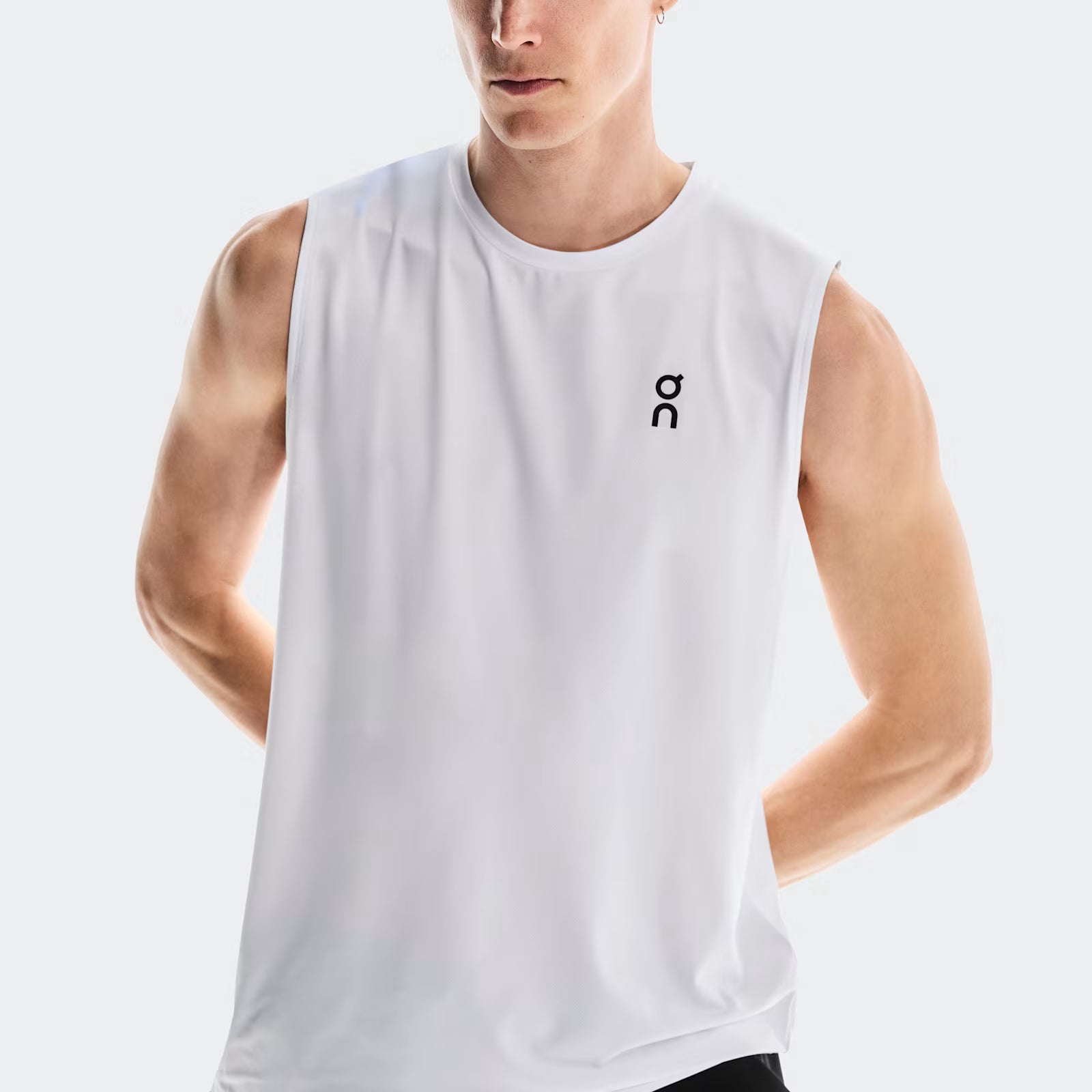 On Court Tank All White