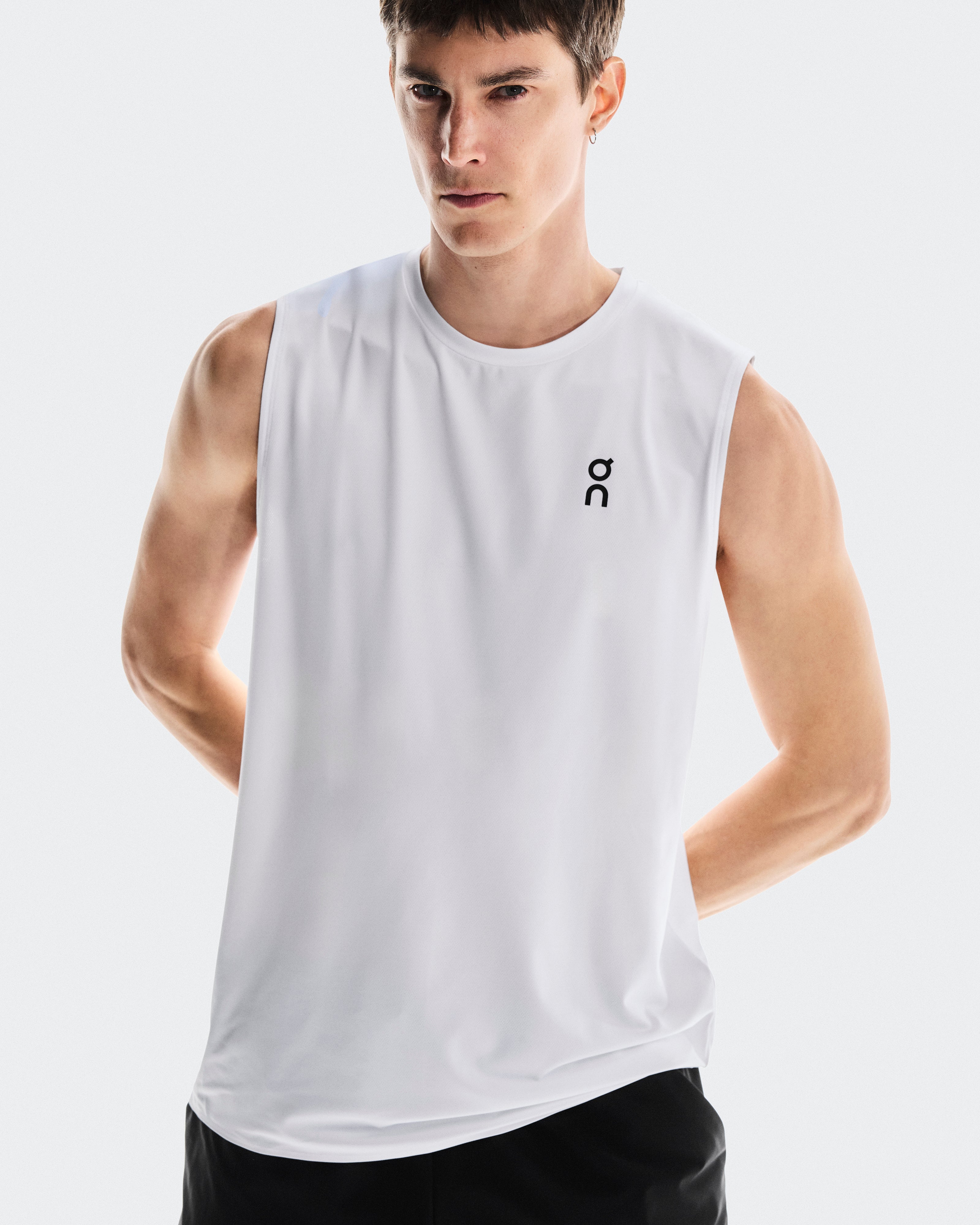 On Court Tank All White