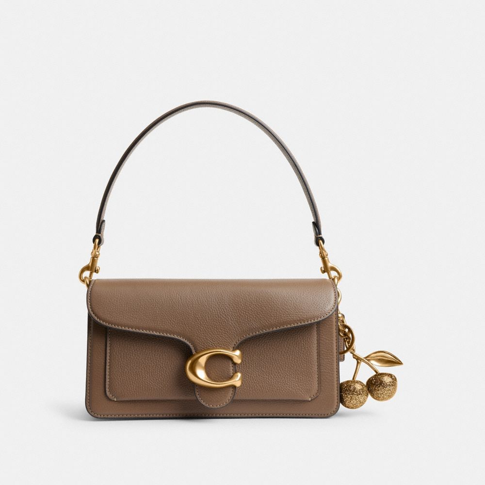 Coach Cherry Bag Charm Brass Brass