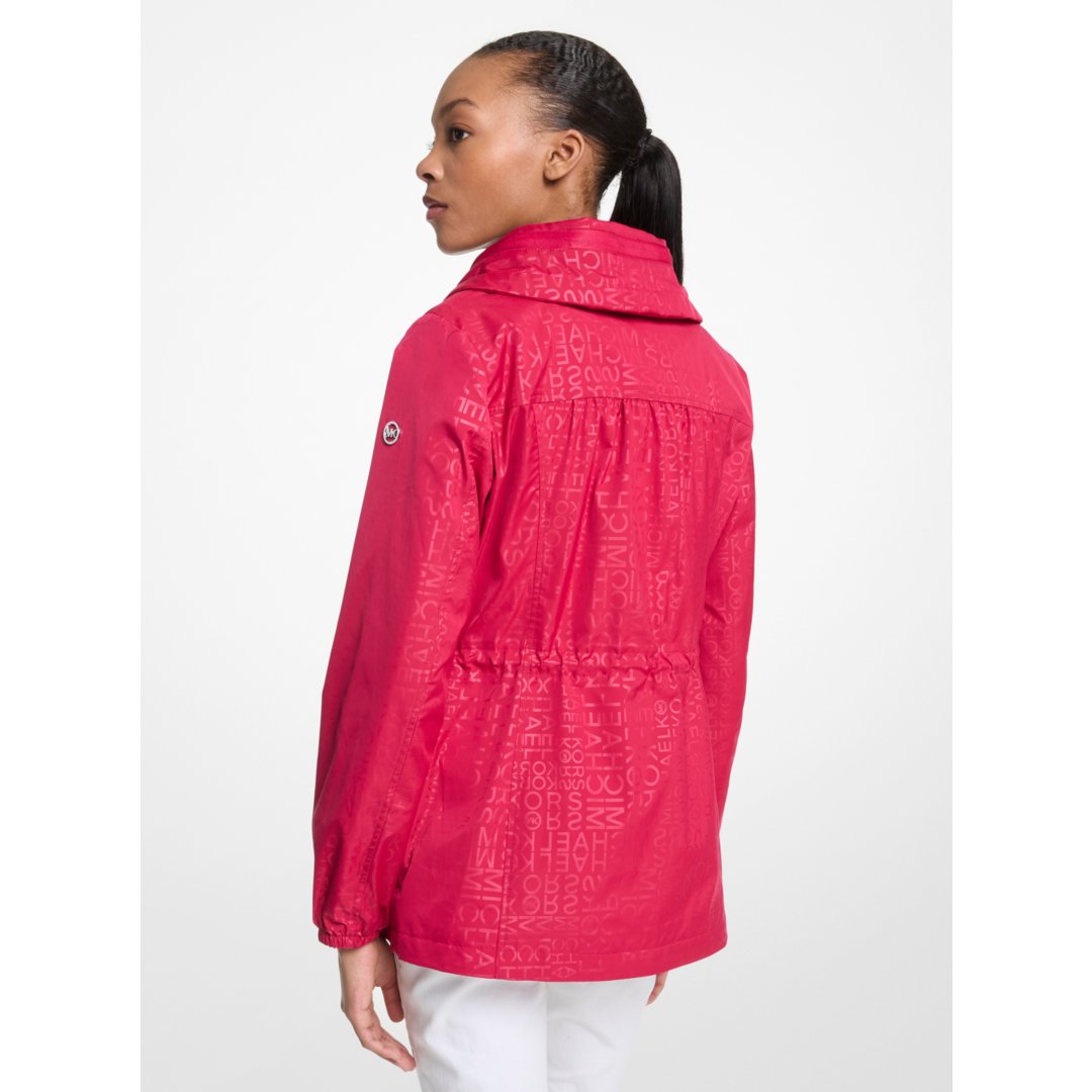 Michael Kors Logo Anorak DARKRASPBERRY