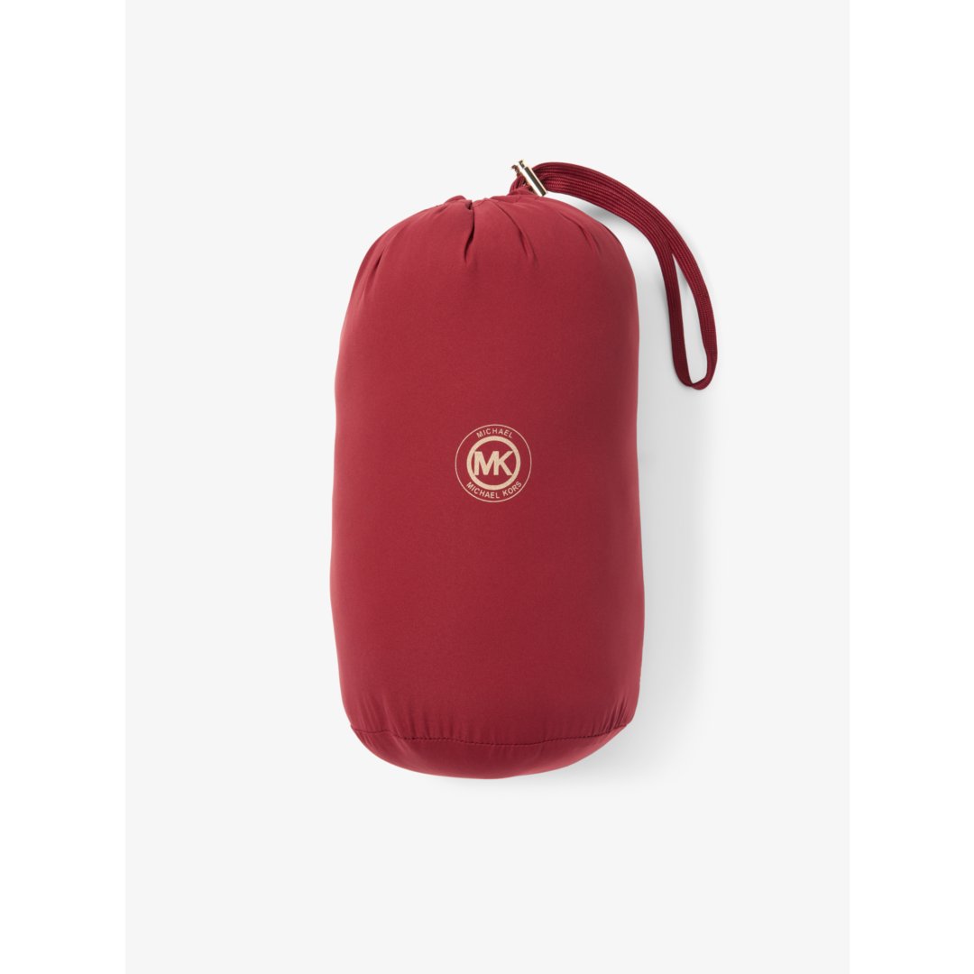 Michael Kors Packable Quilted Puffer Jacket CHERRY