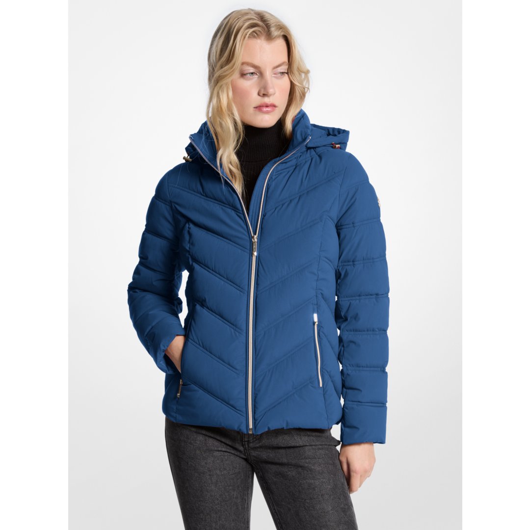 Michael Kors Packable Quilted Puffer Jacket GALAXY BLUE