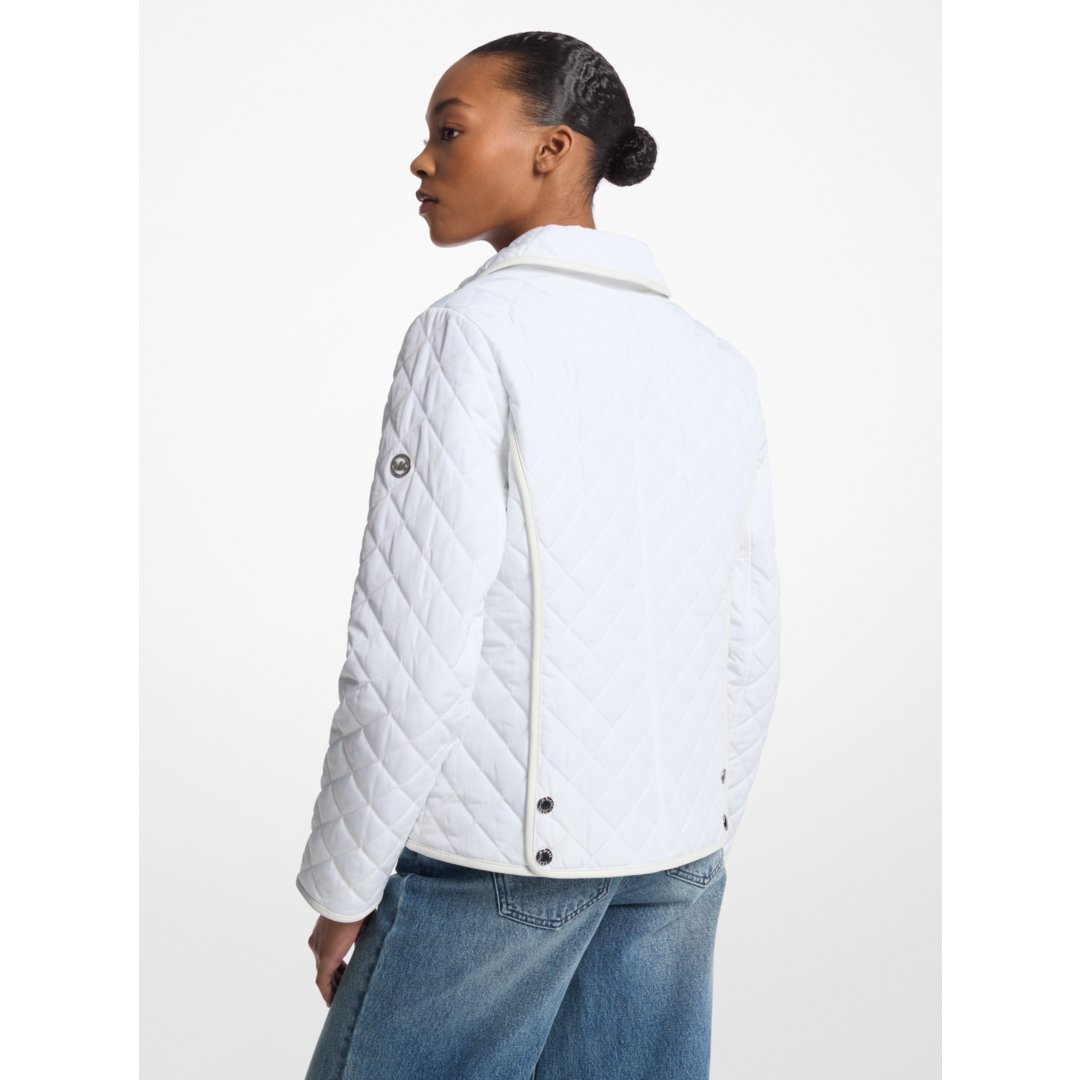 Michael Kors Quilted Jacket WHITE