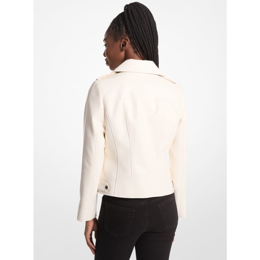 Michael Kors Moto Jacket WHITE