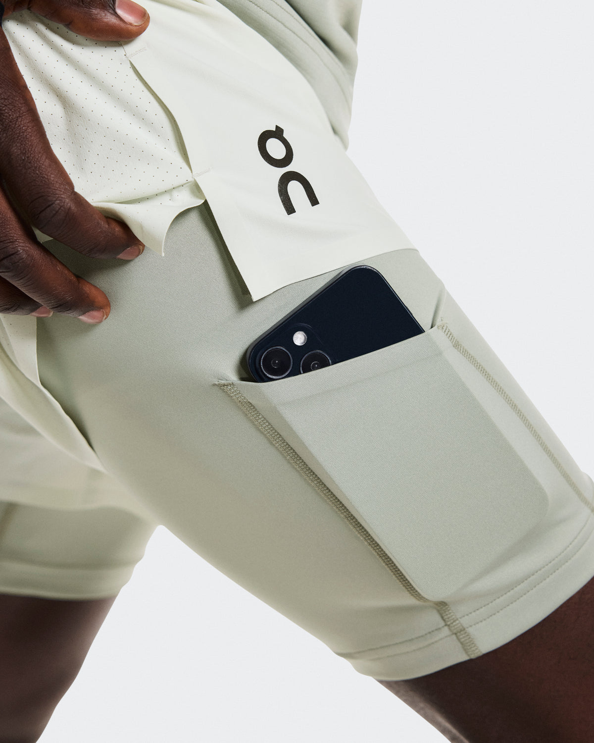On 5" Performance 2/1 Shorts Iceberg | Tin