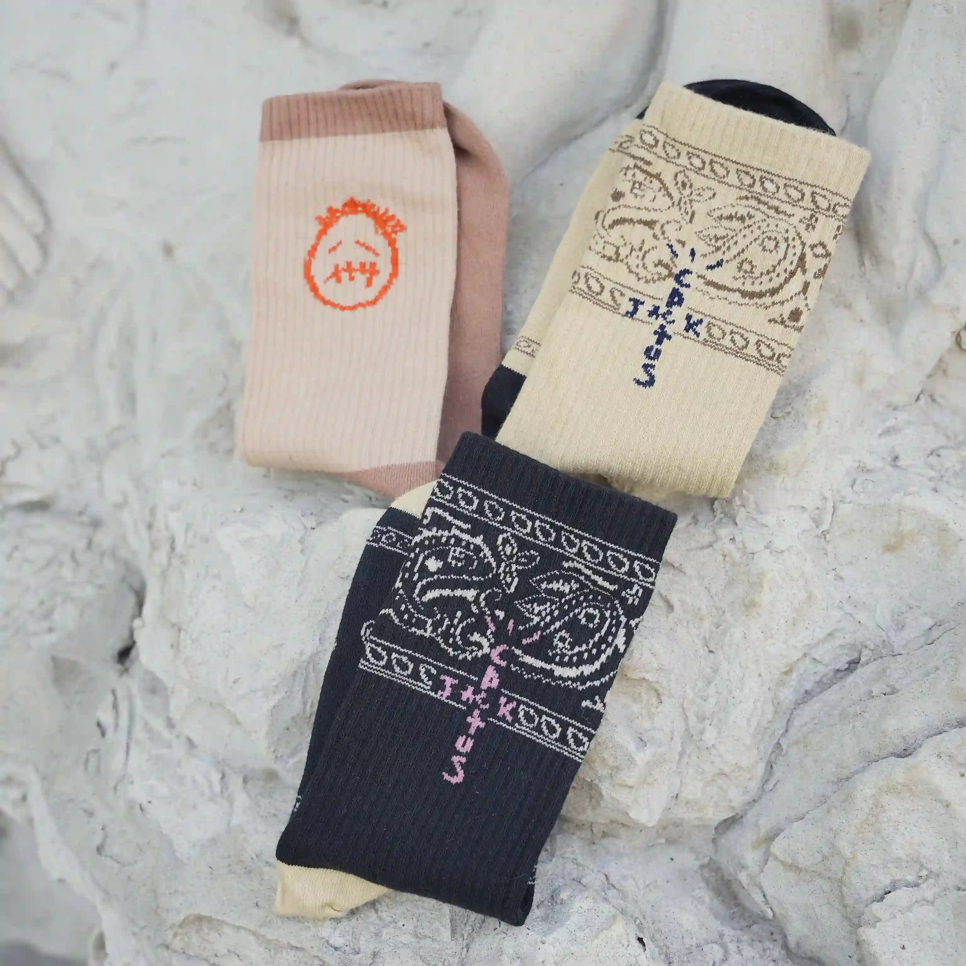 Travis Scott Socks | Travis Socks Combo Pack of 3 | Kicks Machine