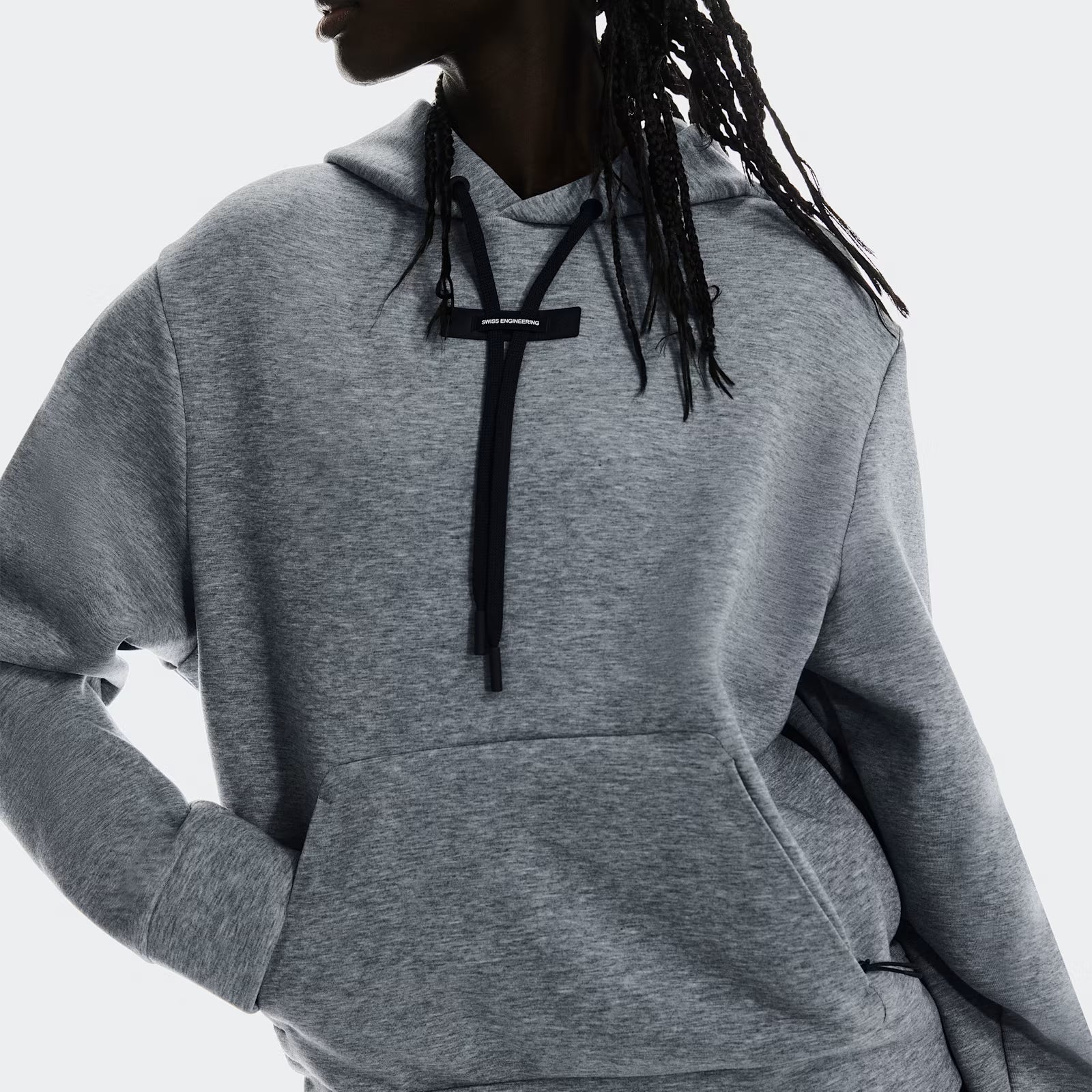On Focus Tech Hoodie Basalt (Women'S)