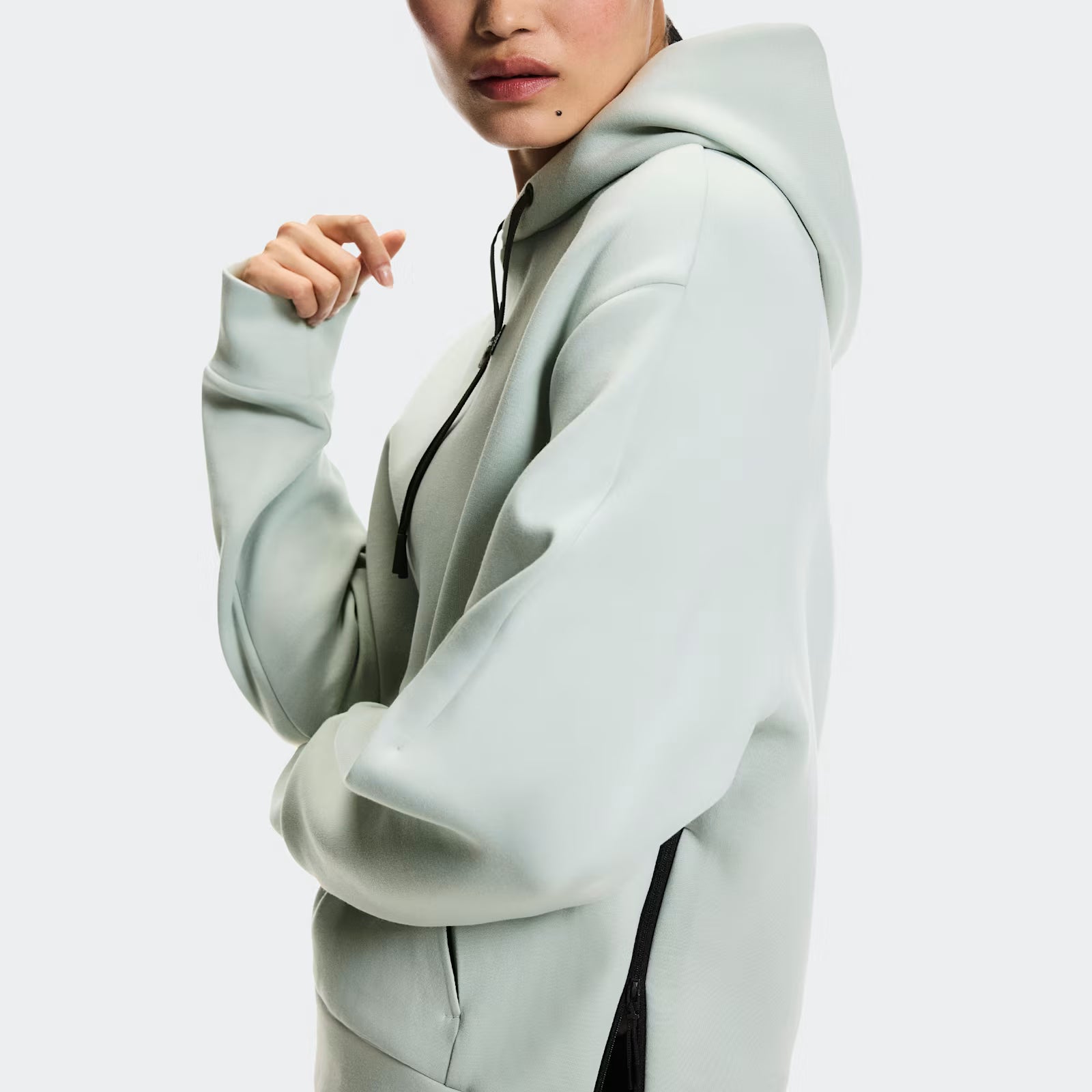 On Focus Tech Hoodie Mineral (Women'S)