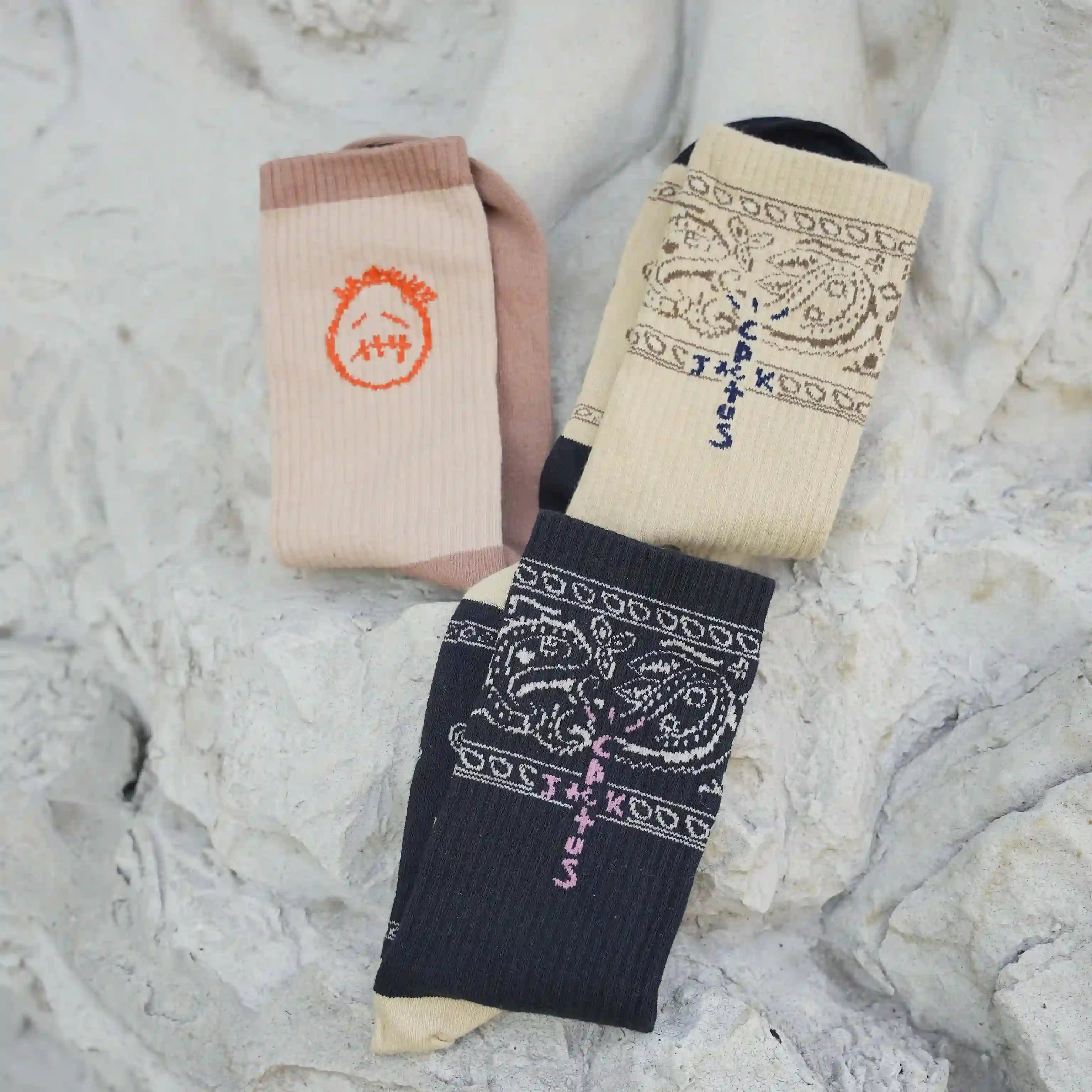 Travis Scott Socks | Travis Socks Combo Pack of 3 | Kicks Machine