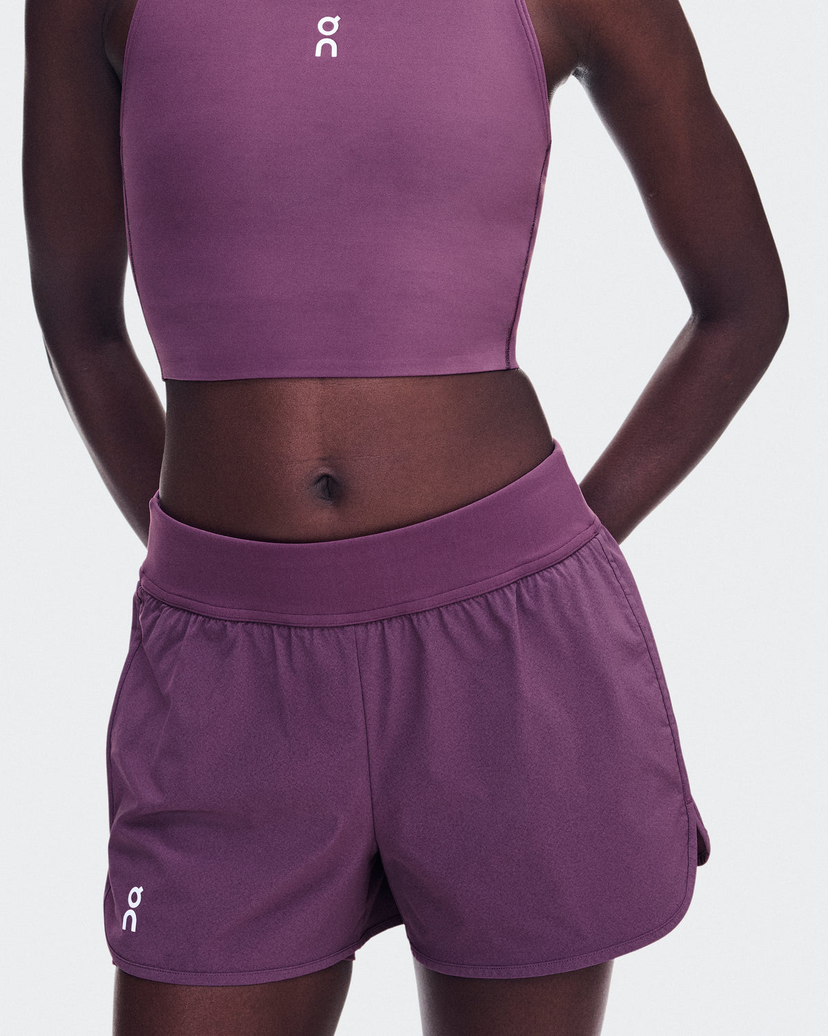 On 3" Court Shorts 2-In-1 Cassis (Women'S)