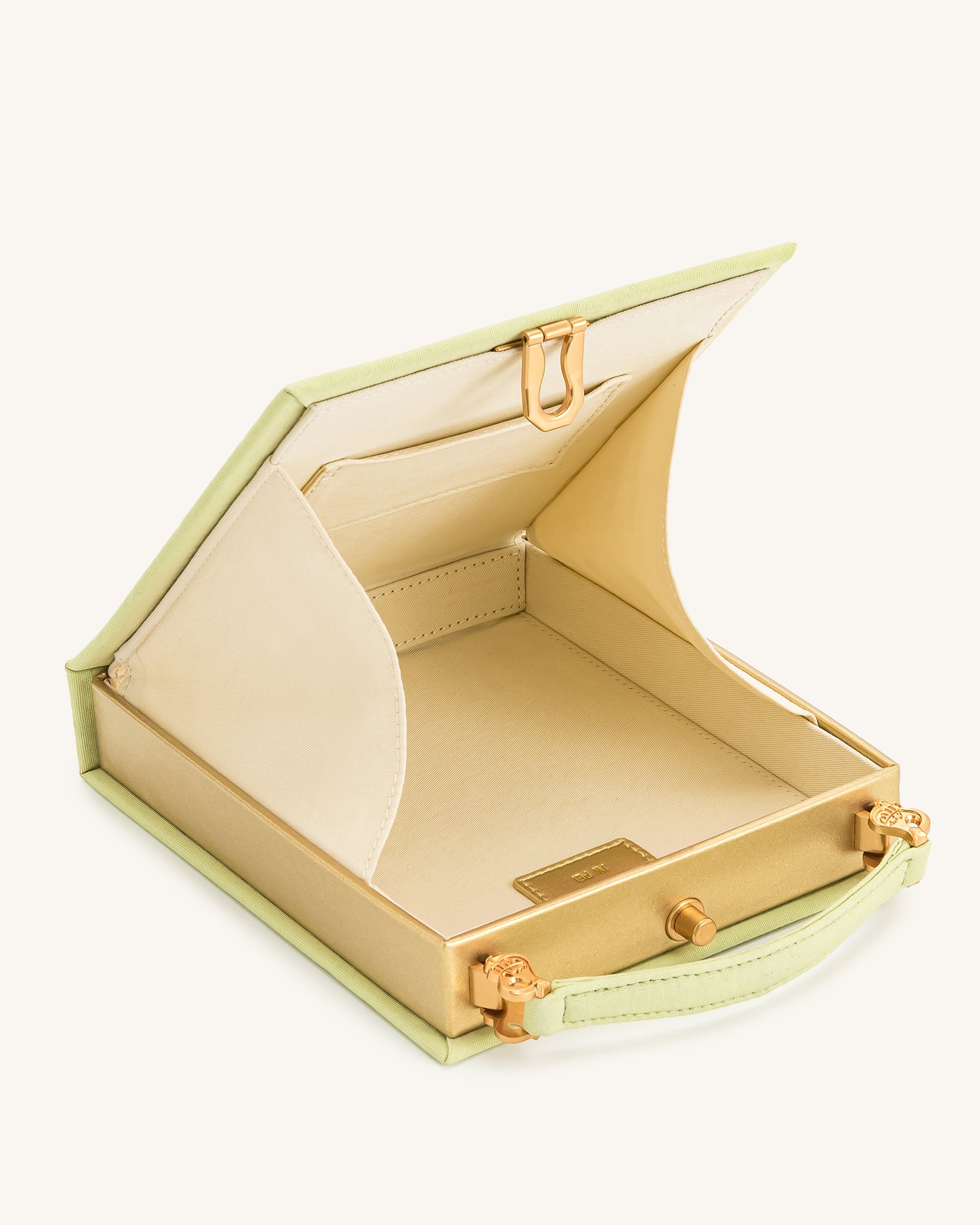 Jw Pei Taya Puppy Pattern Book Shape Clutch Bag Light Green